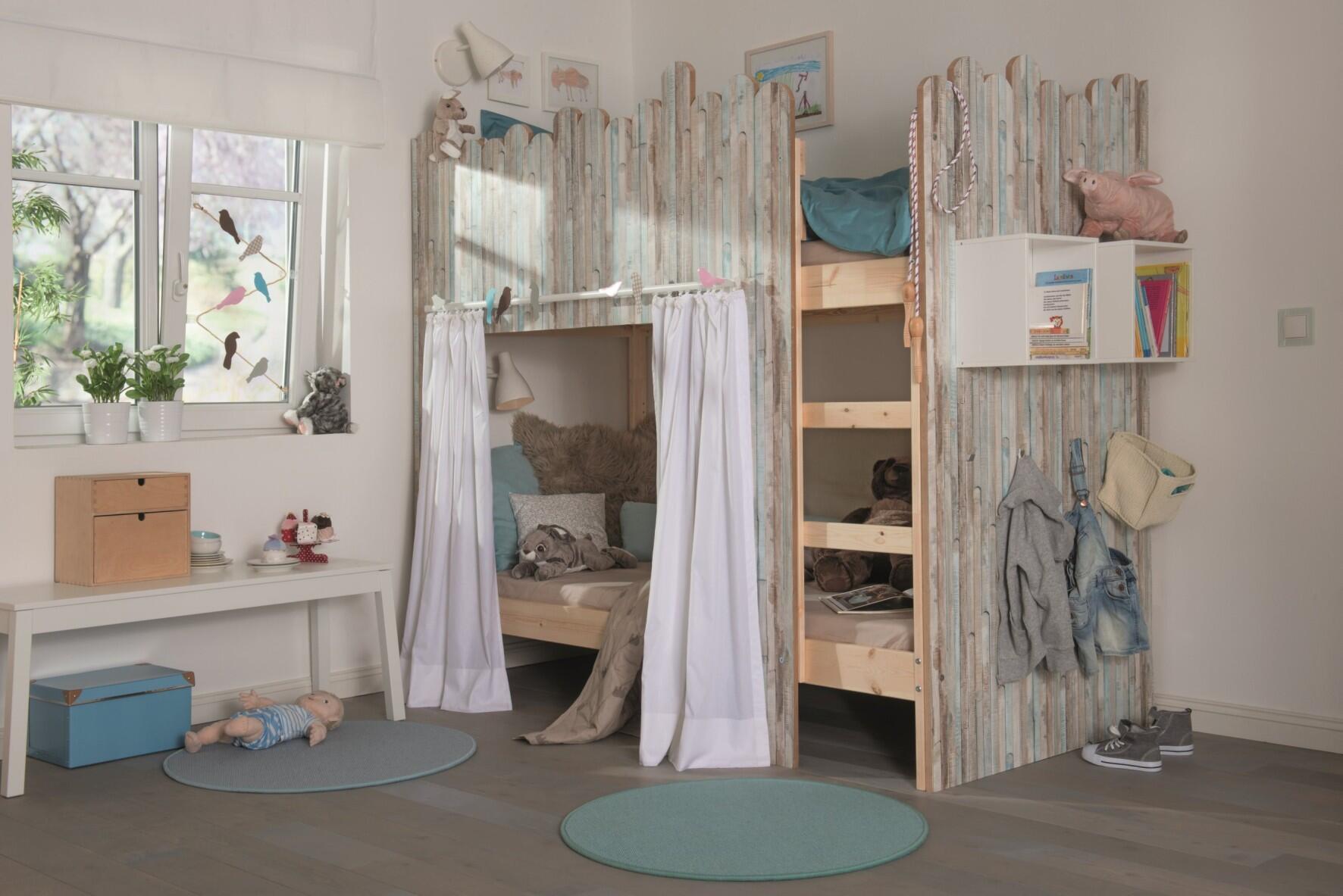 Adhésif décoratif D-C-FIX Effet bois peint, rio ocean l.0.675 x L.2 m - 5