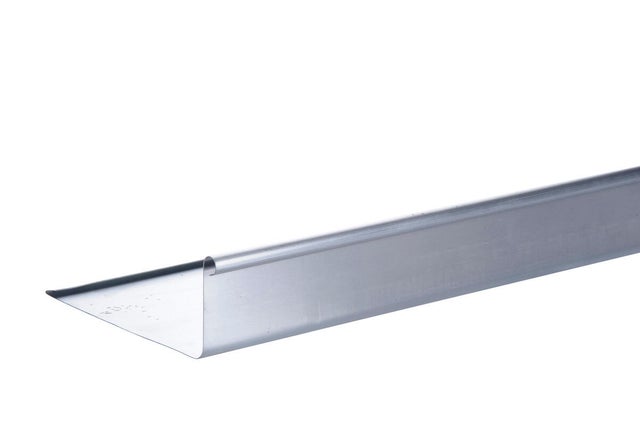 Gouttière nantaise à pince zinc SCOVER PLUS dév.33 cm grise L.4 m