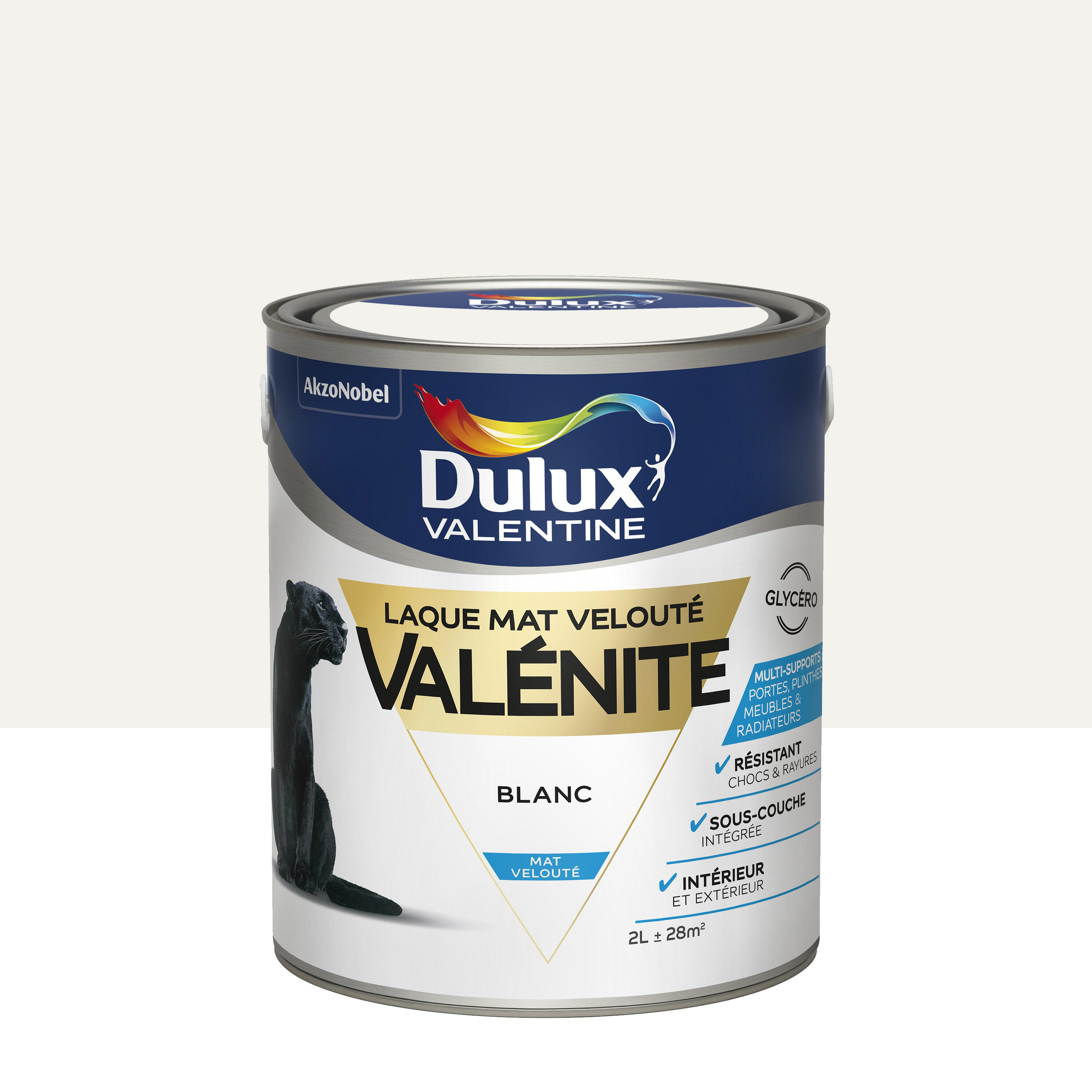 Sous couche glycéro intérieur extérieur Dulux Valentine blanc mat 2,5L