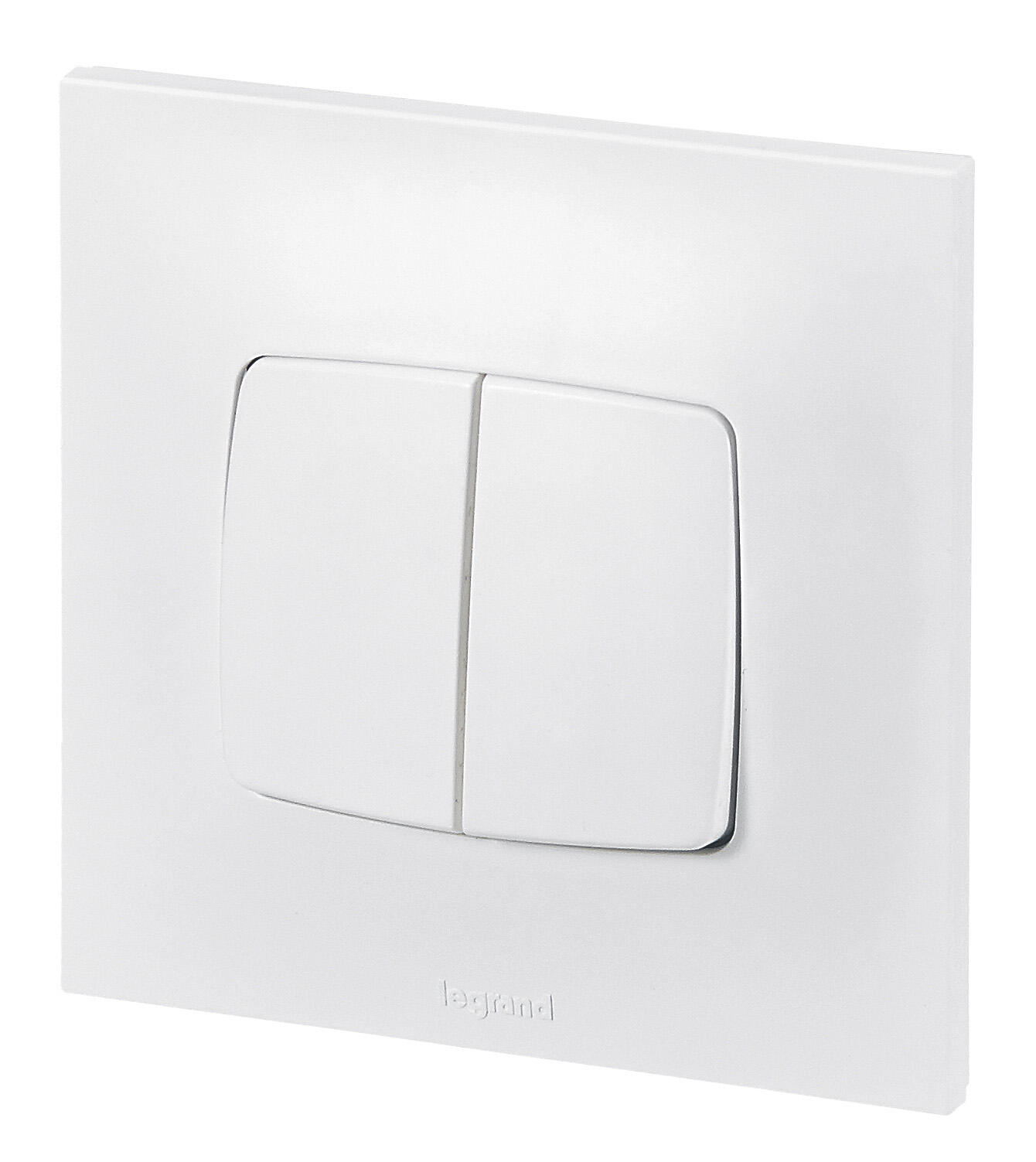 Interrupteur va-et-vient et poussoir complet, LEGRAND Neptune, blanc - 4