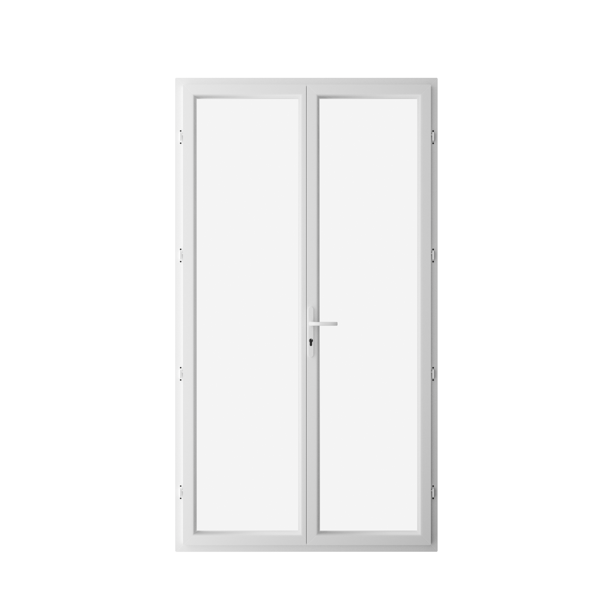 Porte fenêtre PVC Essentiel H.215xl.120cm 2 vantaux blanc - 6