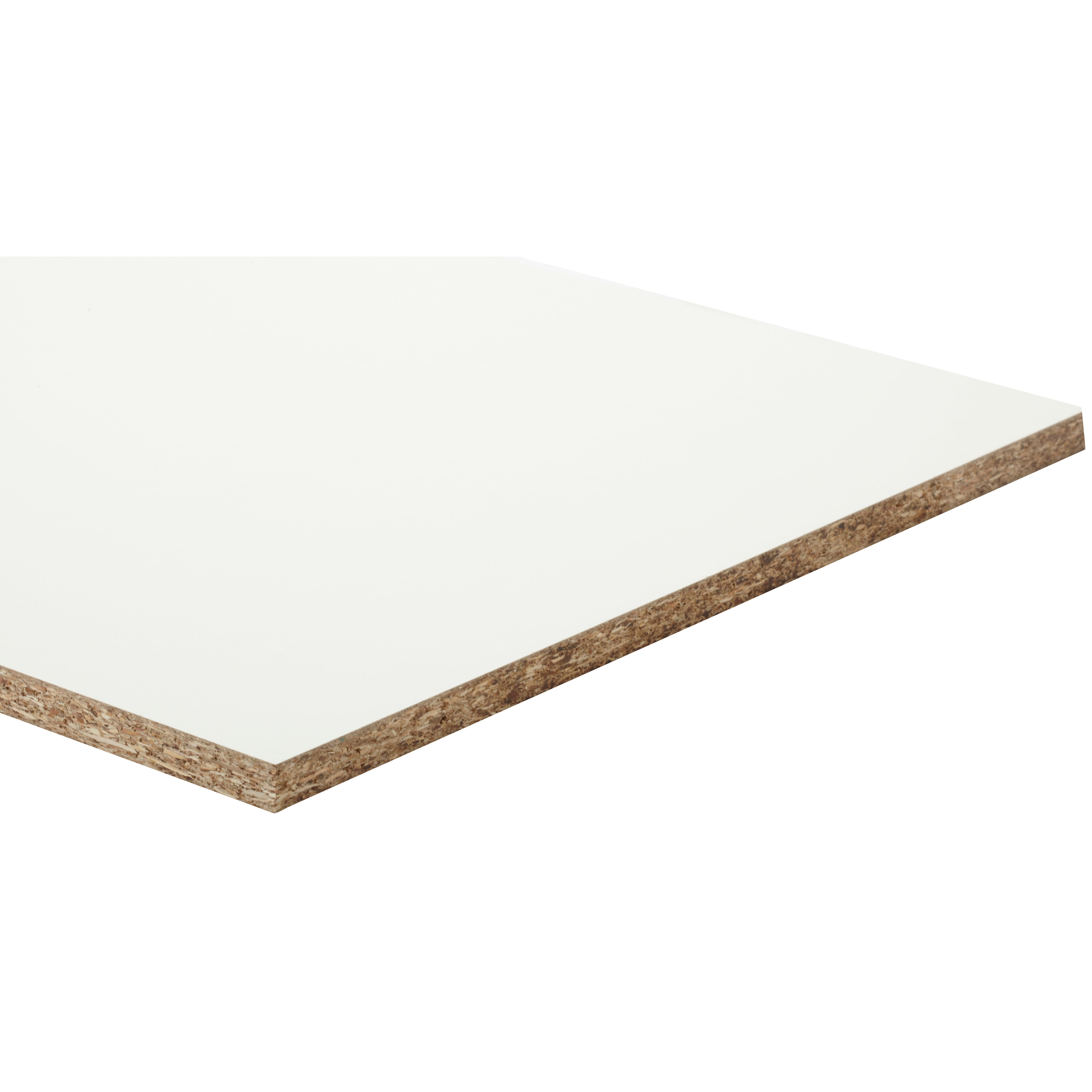 Panneauaggloméréblanc,Ep.18mmxL.250xl.125cm