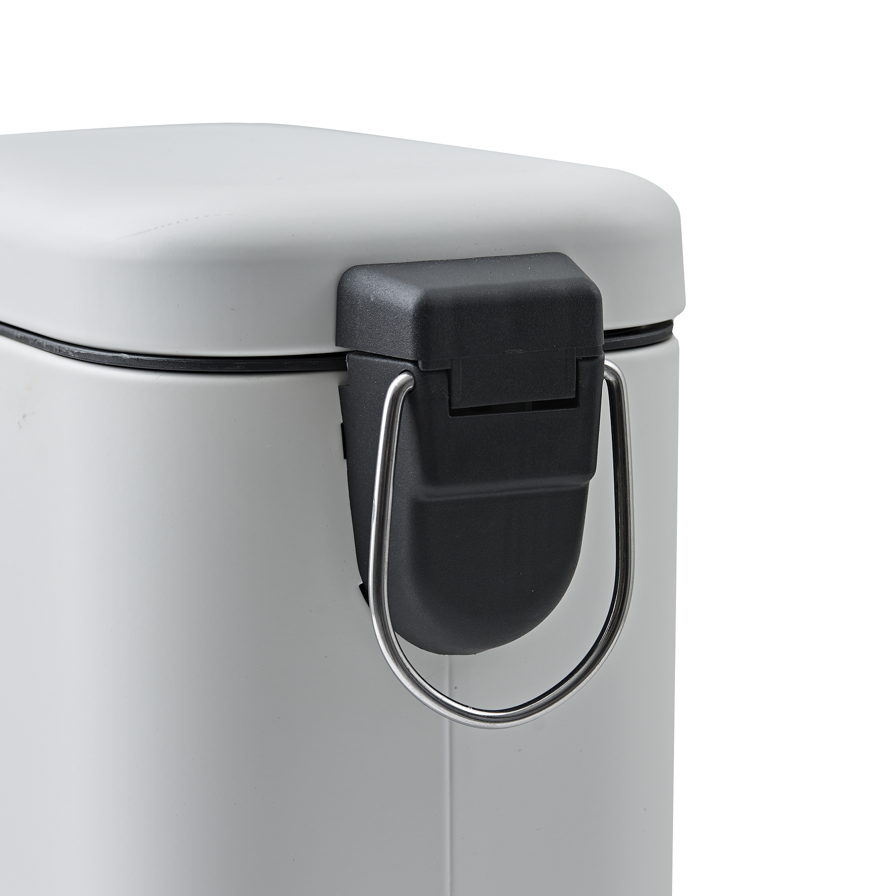 Poubelle de salle de bains 5 l blanc SENSEA - 4