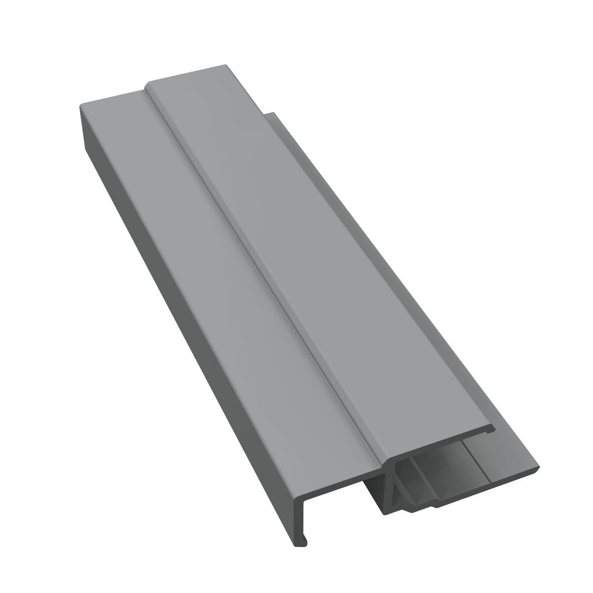 Profil multifonction pvc FREEFOAM Faza / solid gris 3 m - 2