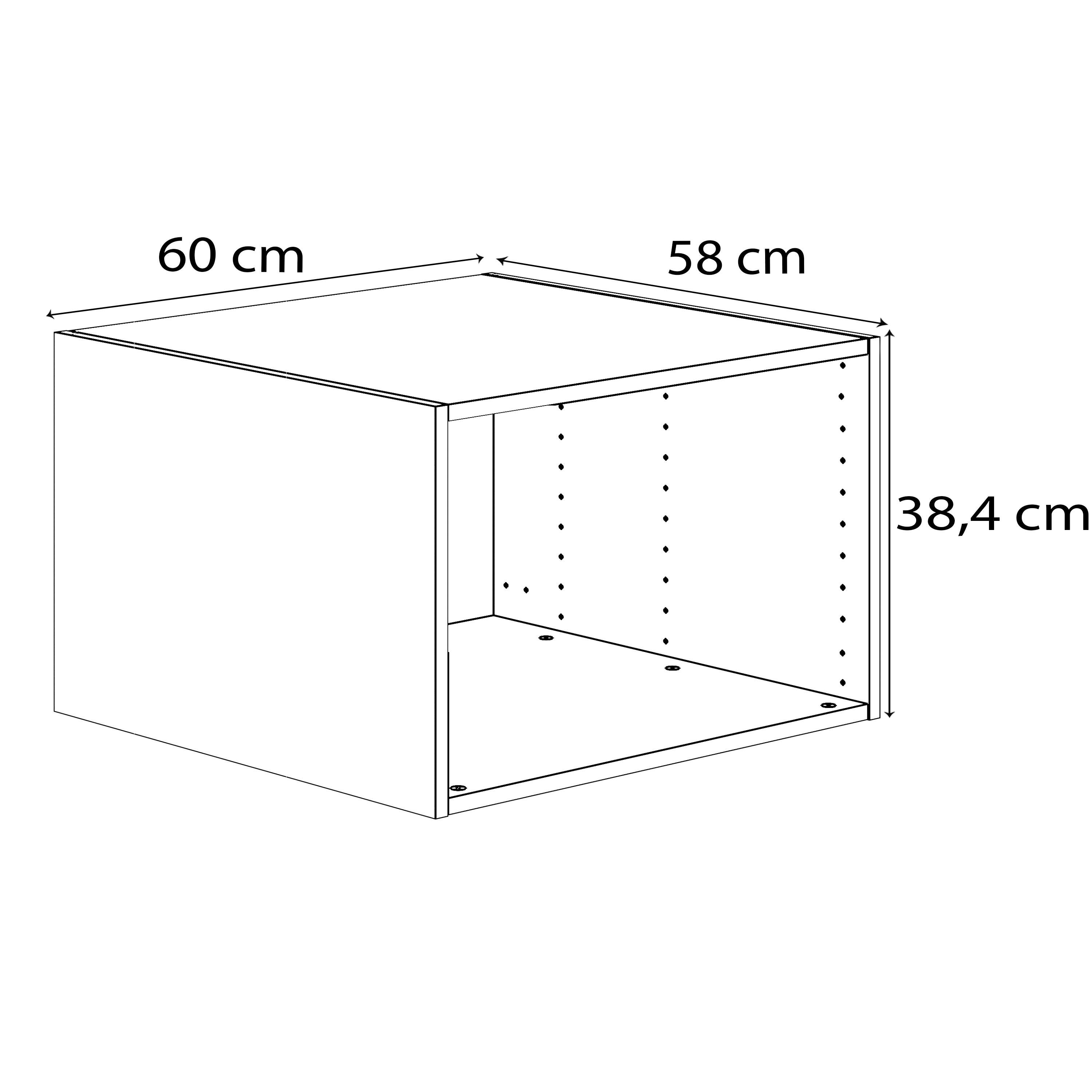 Módulo superior Delinia 58X35X60CM branco - 6