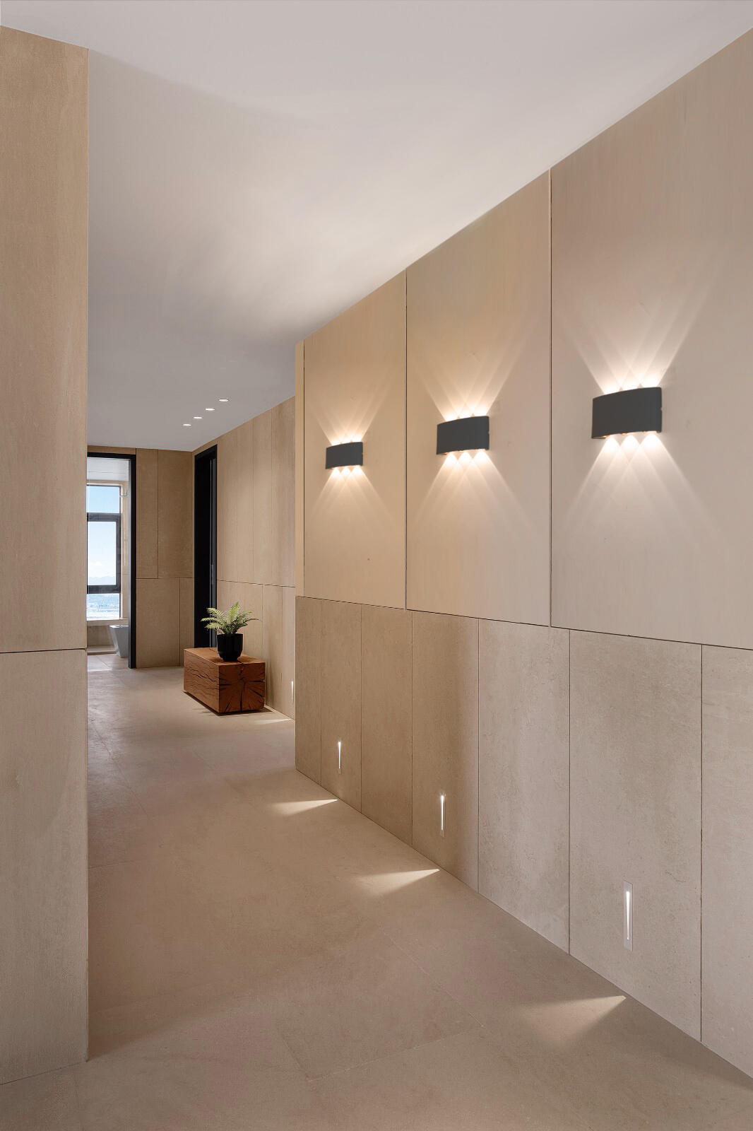 Applique LED, aluminium, noir, Squeezy, LUSSIOL - 4