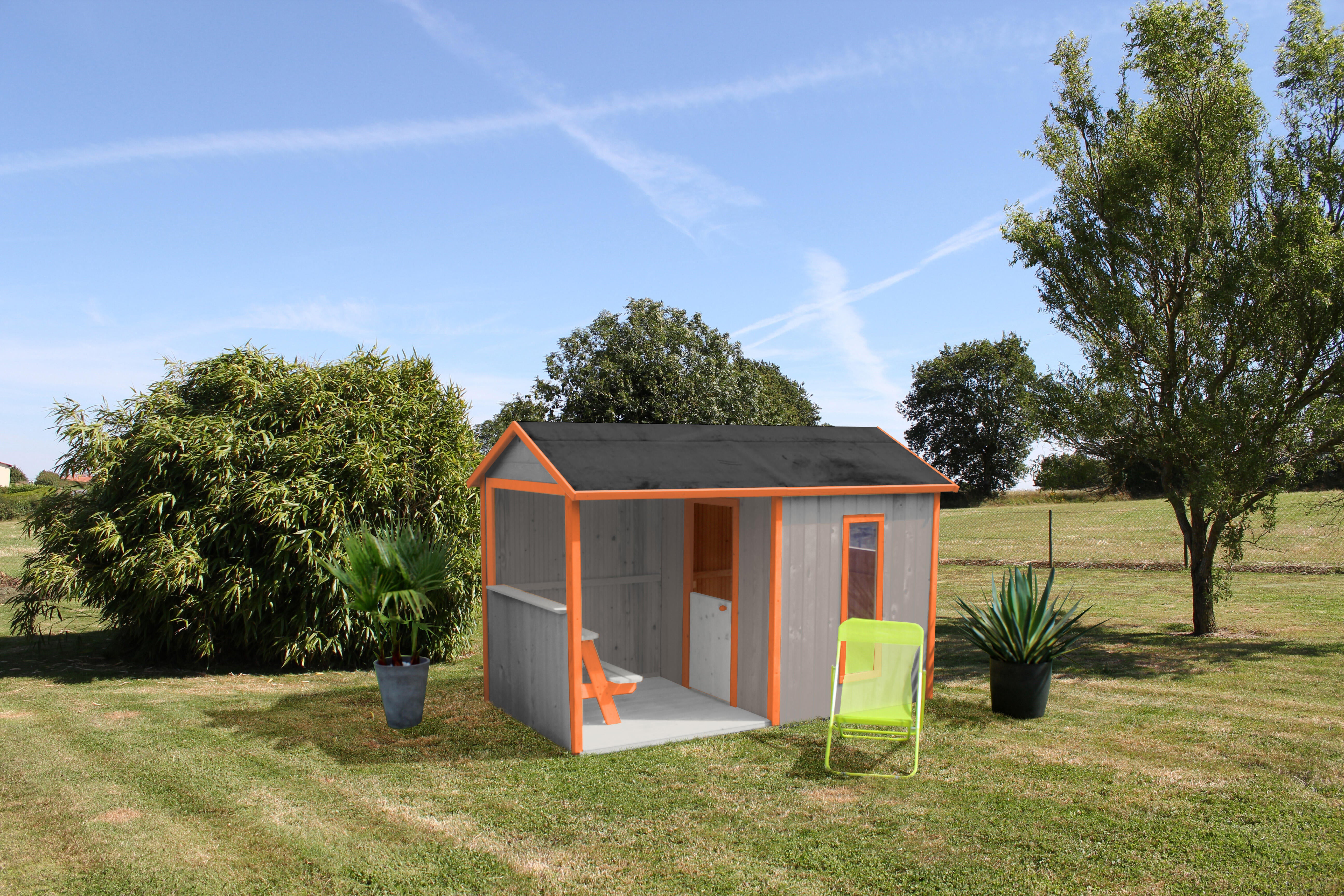 Maisonnette bois Cyrielle SOULET , 3.46 m² - 3