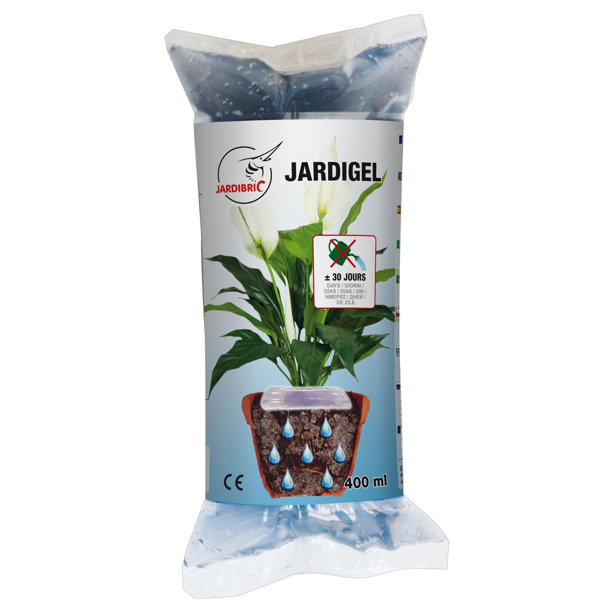 Gel de riego 400 ml para plantas de interior (30 a 40 días autonomía s/planta) - 4