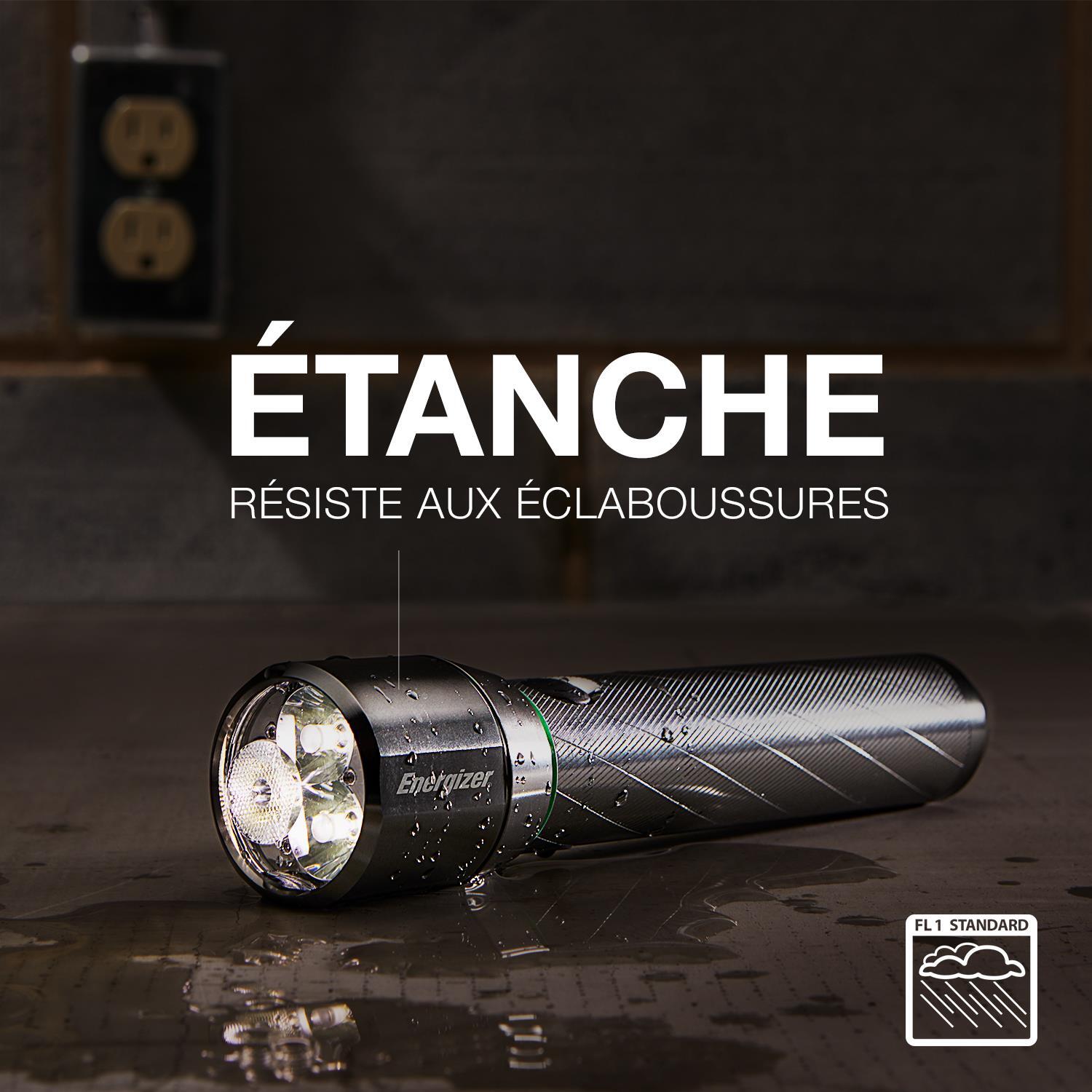 Torche à LED en métal rechargeable Vision HD Energizer - 6