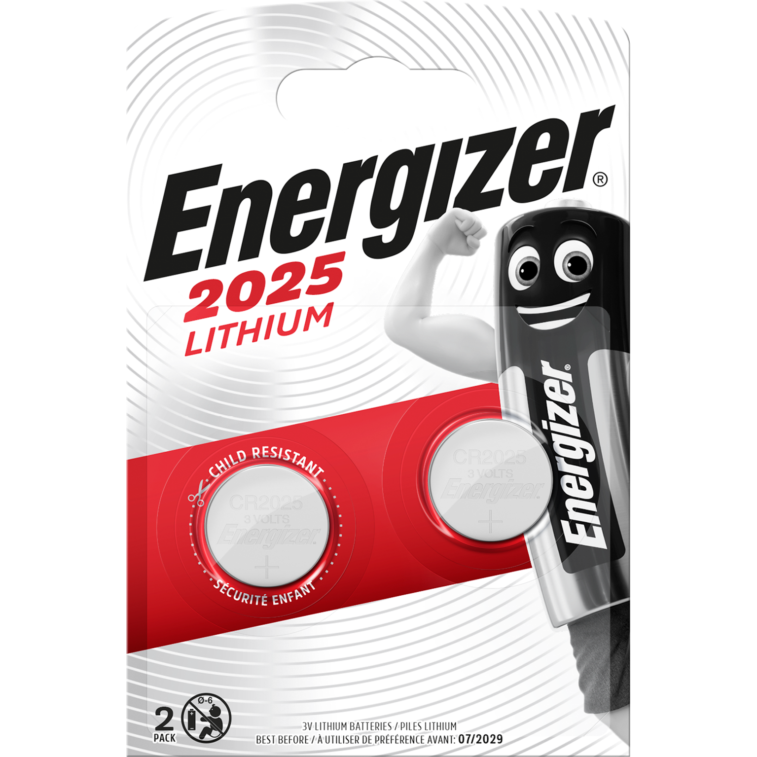 Pila CR2025 / DL2025 ENERGIZER 2 batterie - 4