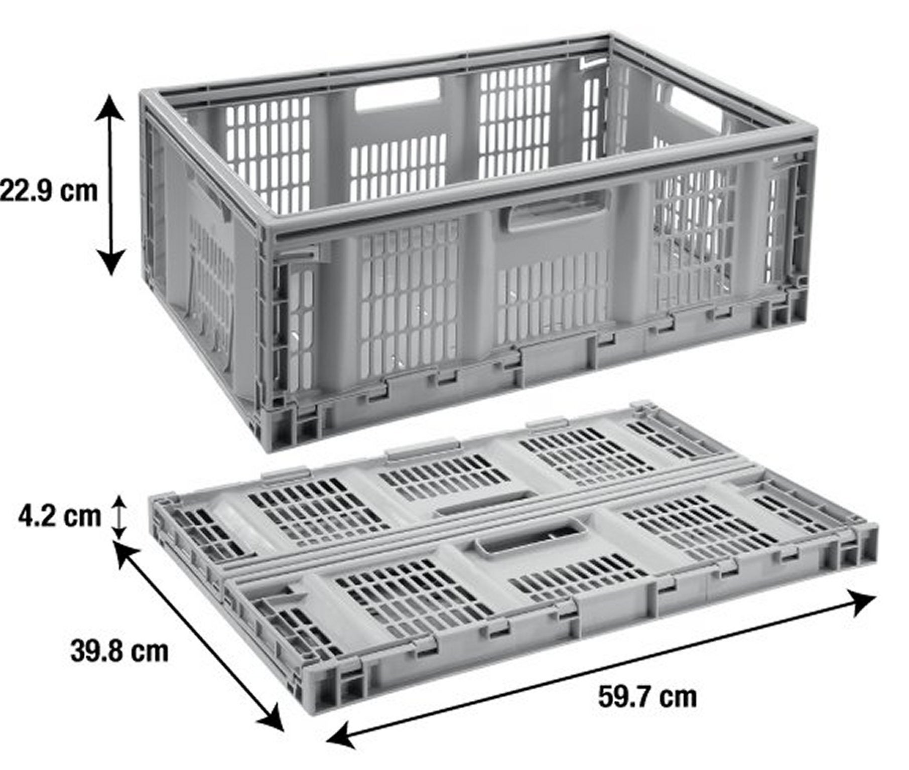 Boîte TONTARELLI gris Teknika H.22.9 x l.60 x P.39.8 cm - 2