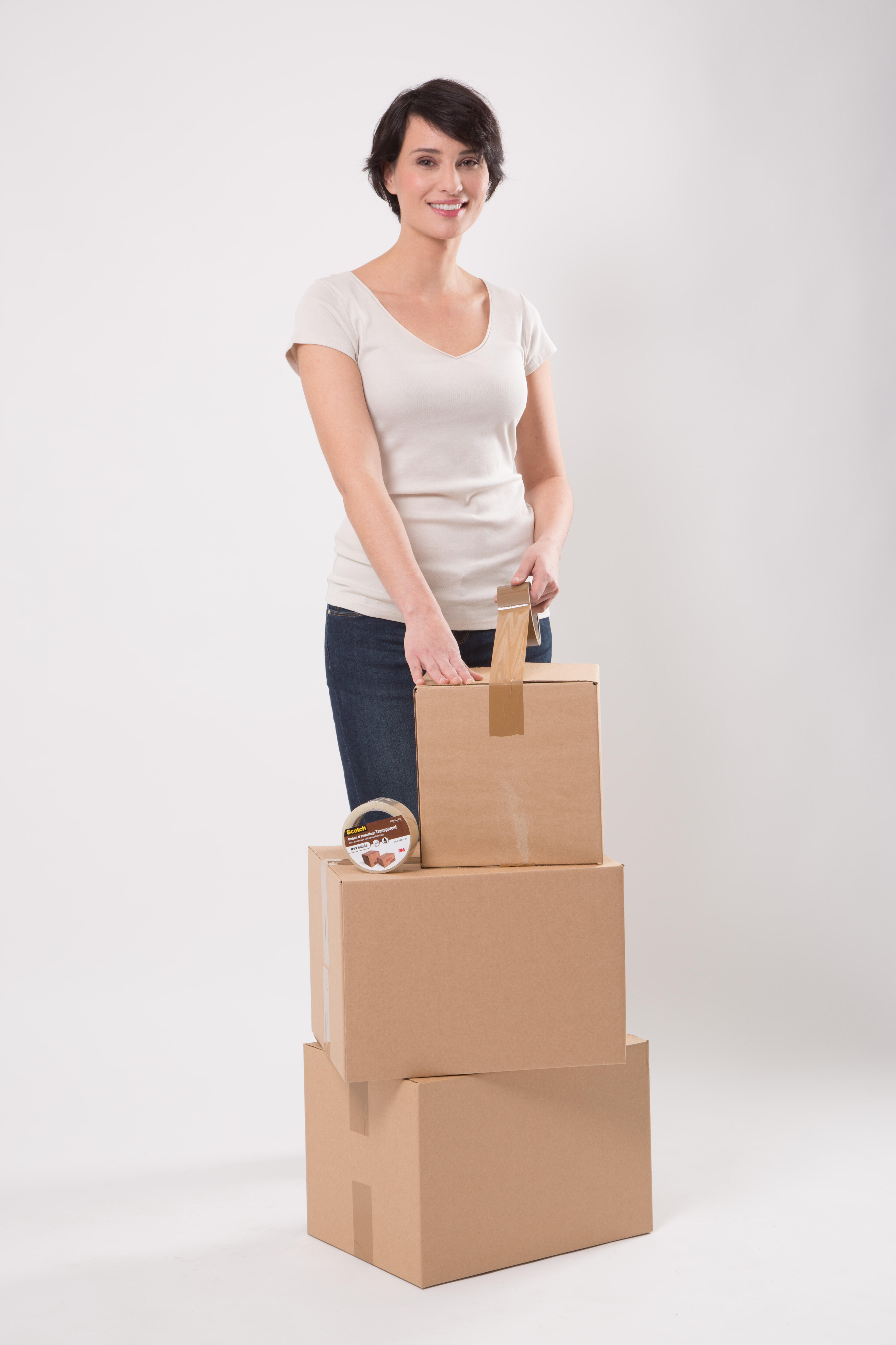 Ruban adhésif marron SCOTCH L.66 m x l.48 mm - 2