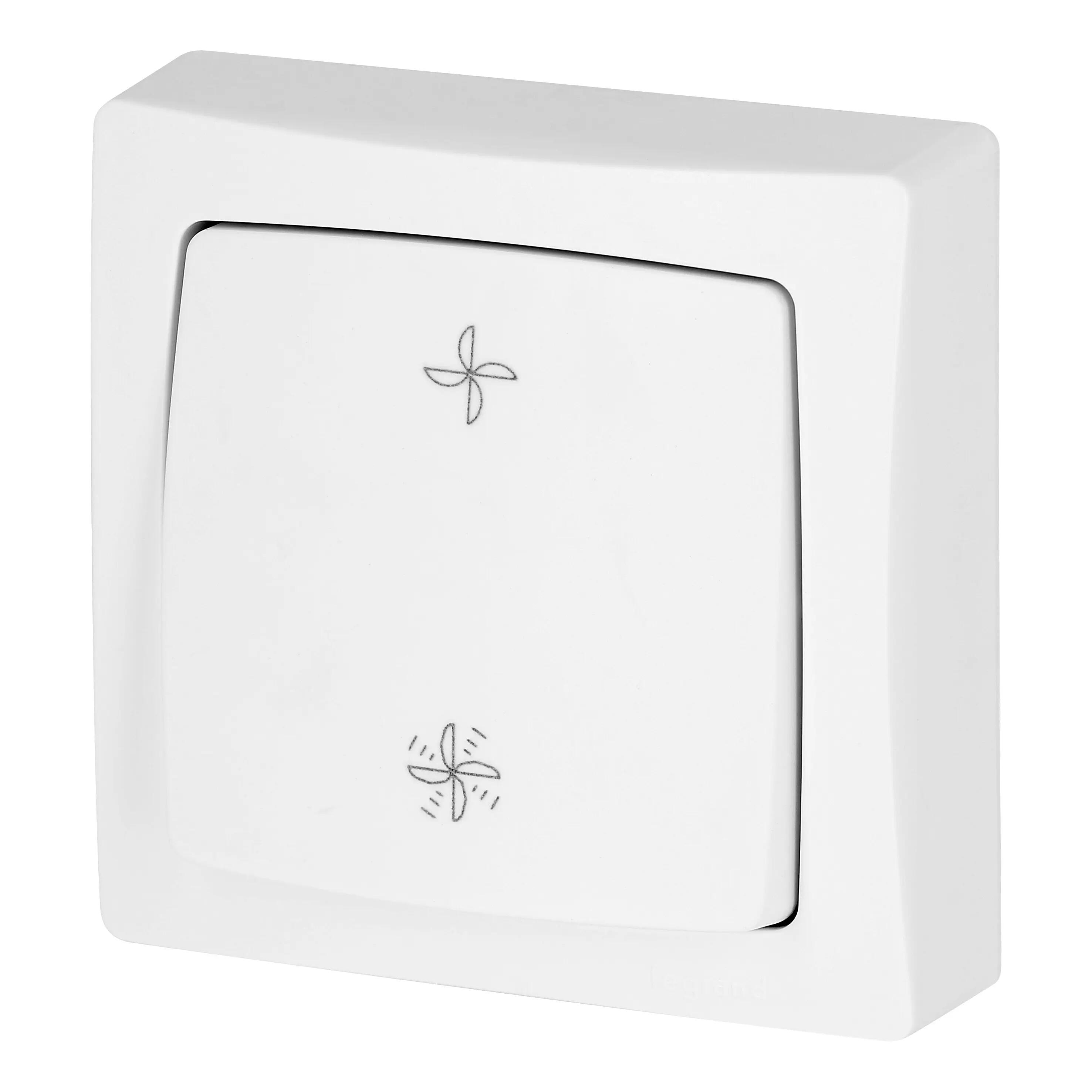 Commande VMC complet, LEGRAND Asl, blanc - 3