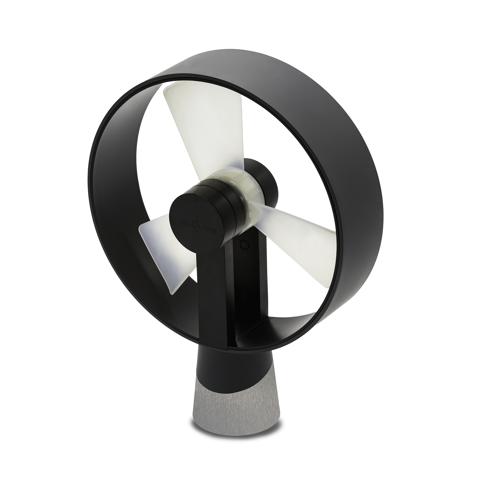 Ventilateur à poser, AIR AND ME, Airain noir 5 W, D22.2 cm - 8