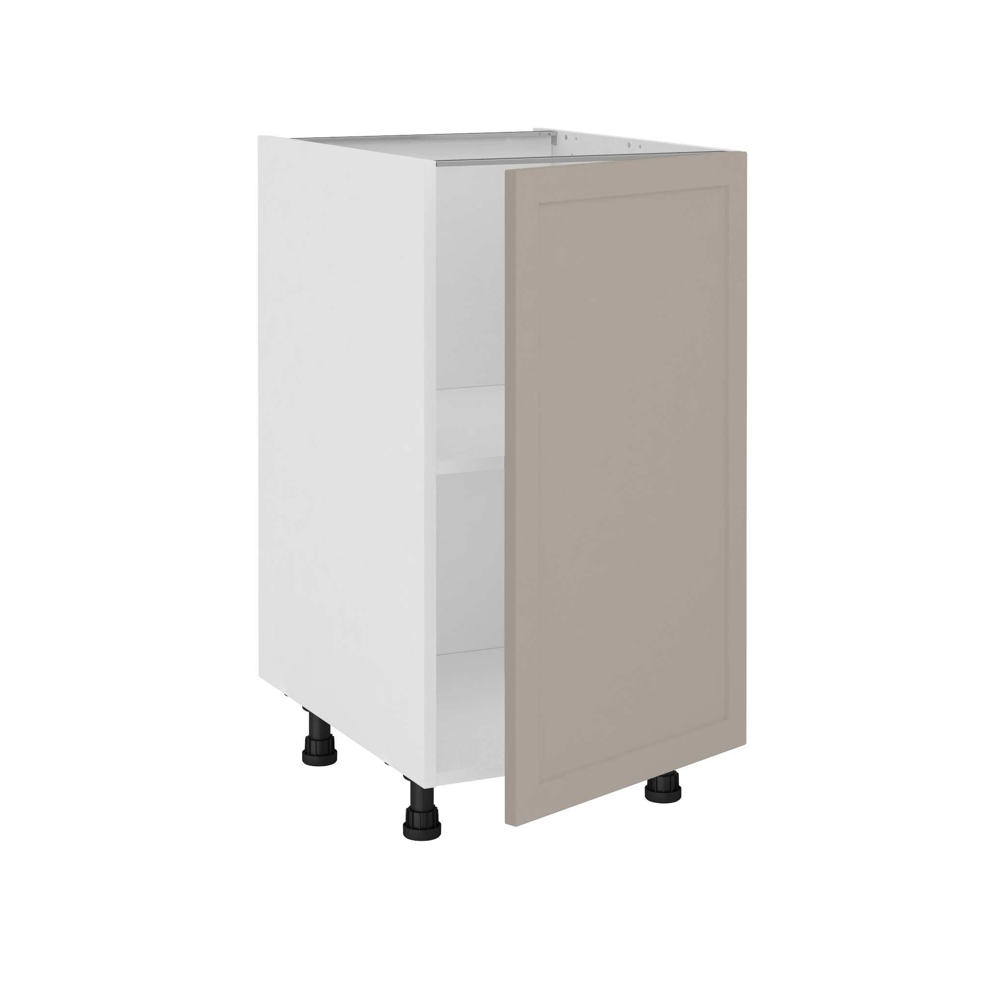 Szafka kuchenna stojąca kompletna Newport 45 cm taupe Delinia iD