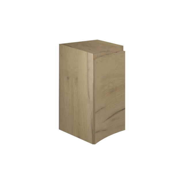 Pensile bagno Armonia rovere oro in mdf, 1 anta apertura da destra P 39 x L 35 x H 56 cm