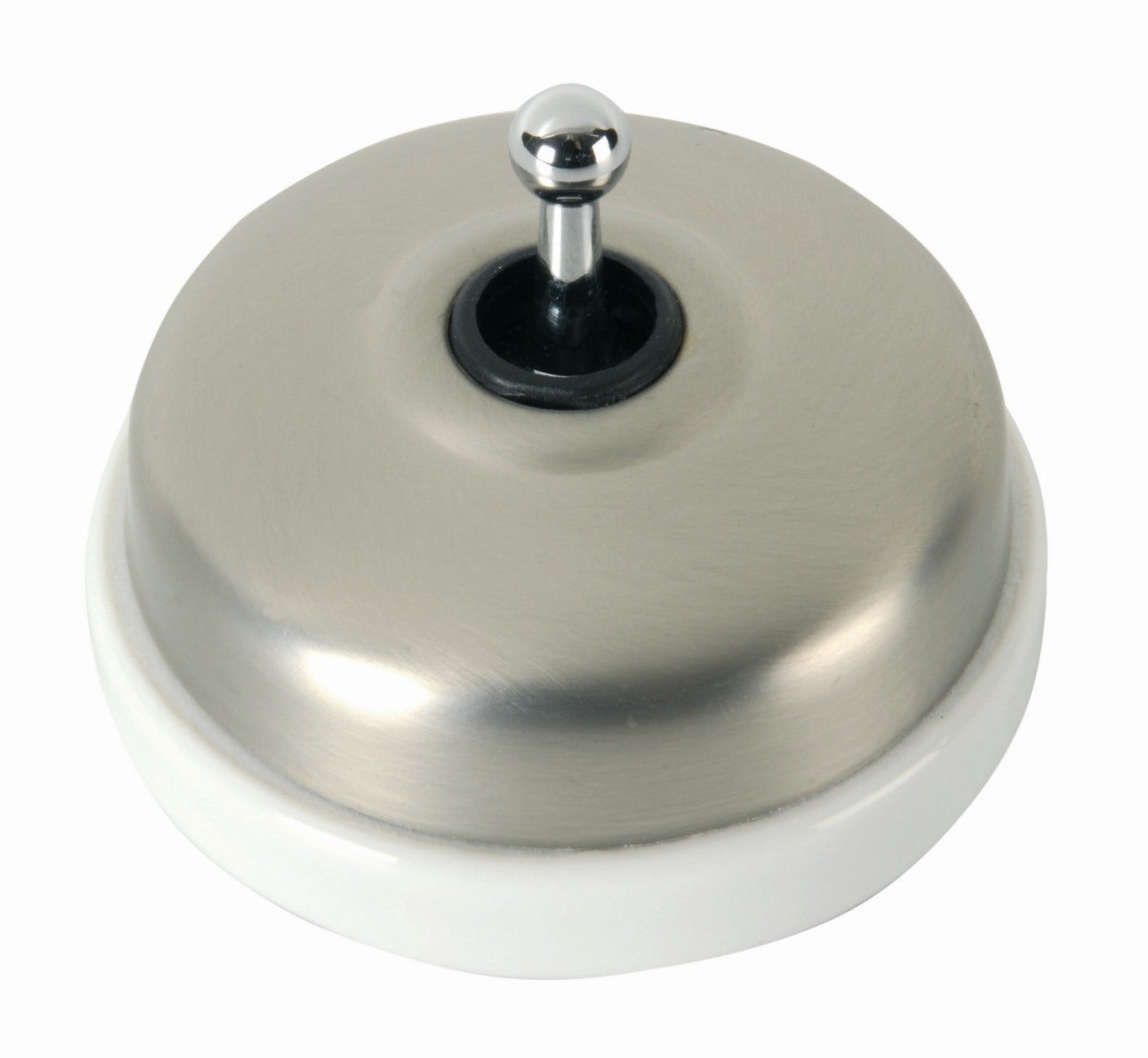 Interrupteur va-et-vient, FONTINI Dimbler, nickel satiné - 4