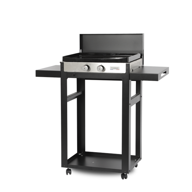 Plancha gaz LE MARQUIER La Française 250 DUO - Noir / Inox