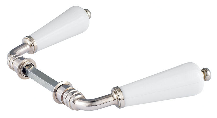 Béquille pour poignée de porte porcelaine, L.10 x l.11 x H.6.2 cm - 2