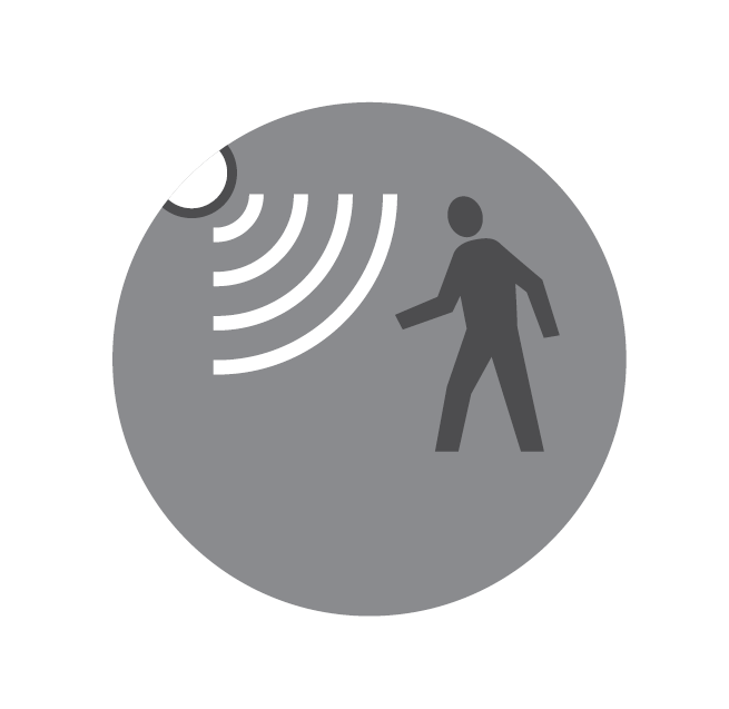 Applique avec détecteur de mouvement E27, noir, L 585 S, STEINEL - 3