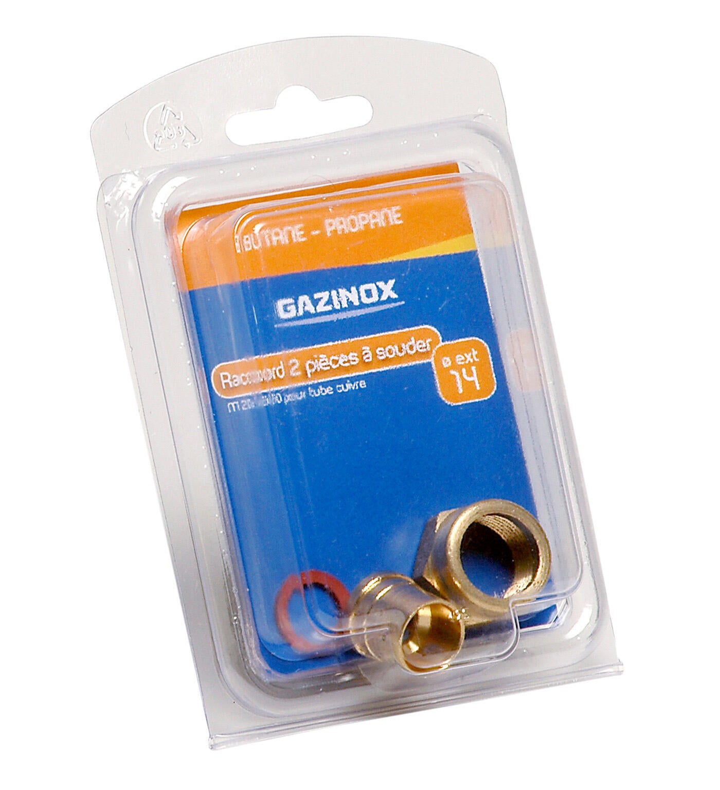 Raccord 2 pièces pour gaz butane / propane à souder, Diam.12 mm, GAZINOX - 4