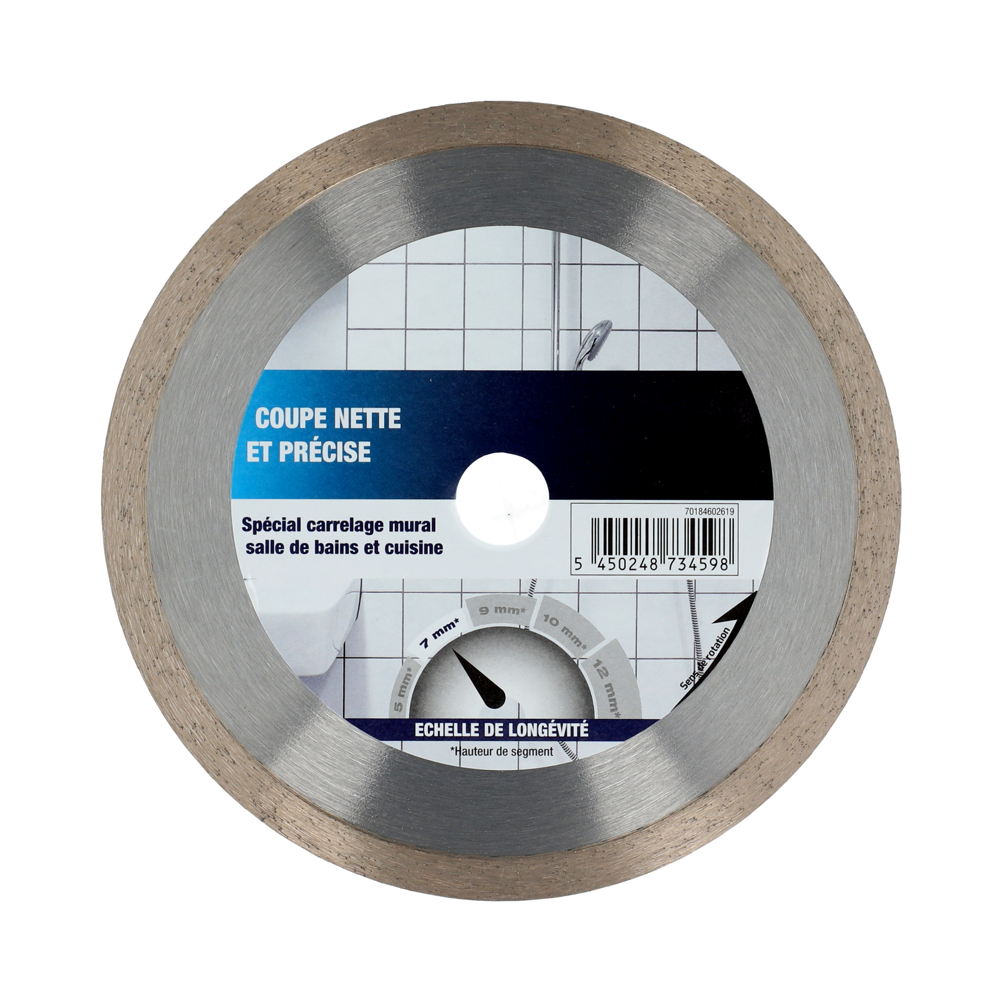 Disque diamant intensif plein pour carrelage NORTON, Diam.200 mm - 3