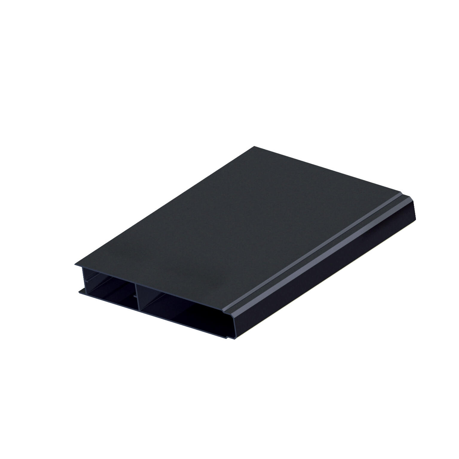 Lame de clôture alu anthracite RAL-7016 Lao, KLOS UP, L.176 x H.15 cm x Ep.25mm - 6