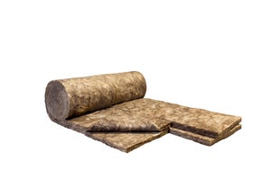 4 rouleaux de laine de verre KNAUF Cloison 037 nu, Ep.45mm, 8.1x0.6m