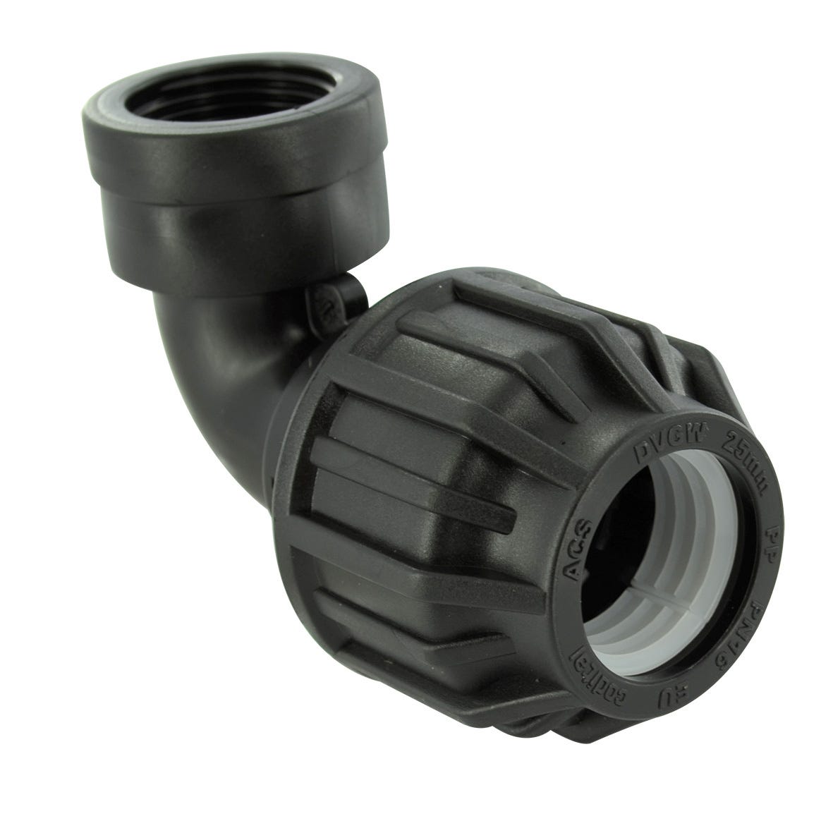 Raccord Coudé à Compression FITOK 90° - 1/4" Tube OD X 1/2" NPT Mâle - Acier Inoxydable 316 - Pour Haute Pression/corrosion