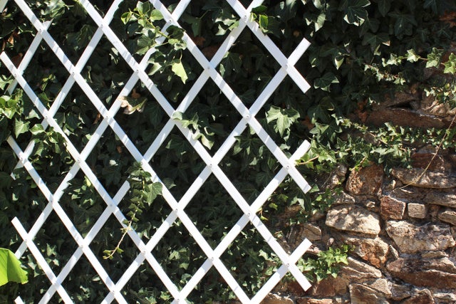 TREILLAGE EXT PVC - 1X2 M - BLANC