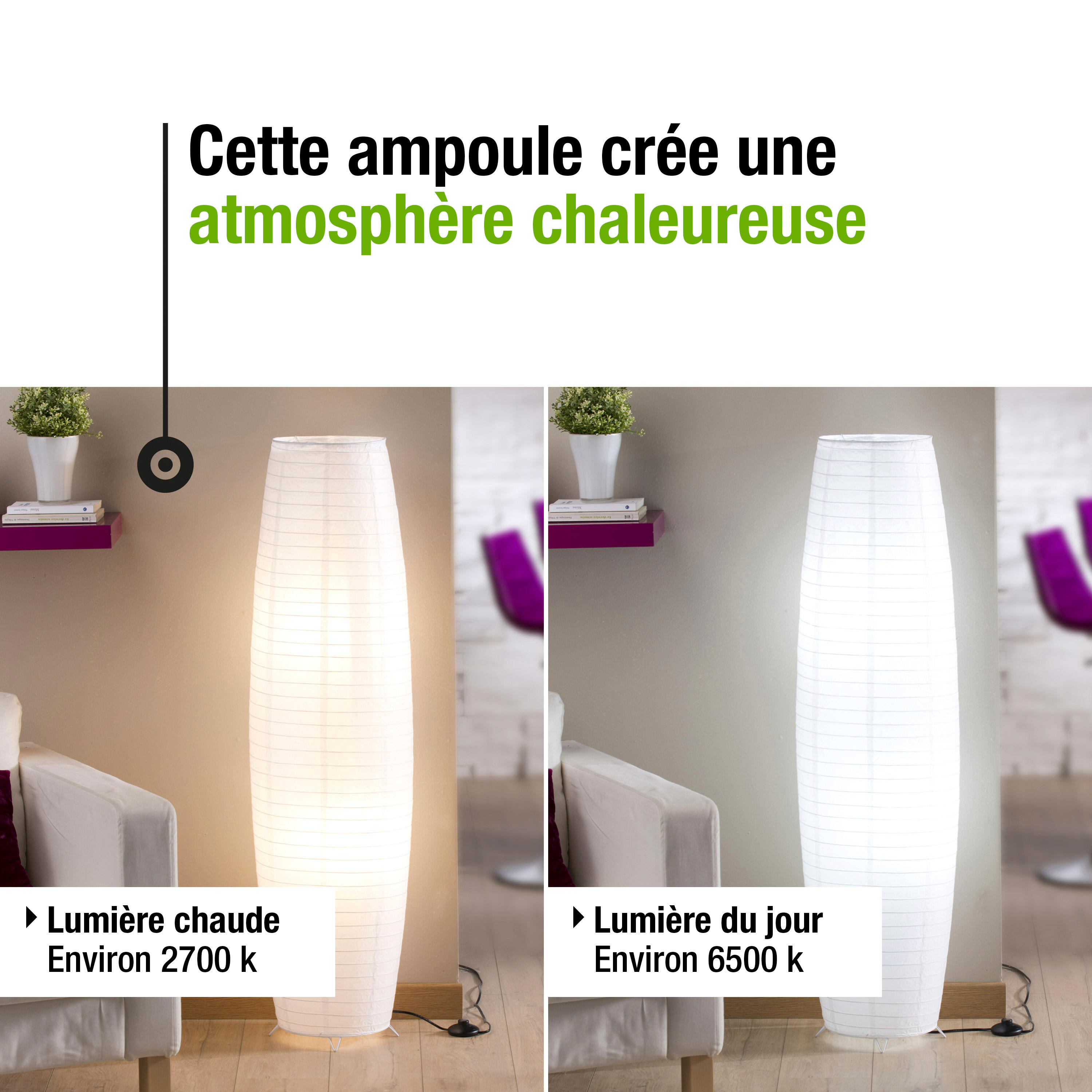 Ampoule halogène, tube R7S, 78mm, 2250lm = 150W, blanc chaud, dimmable, OSRAM - 2