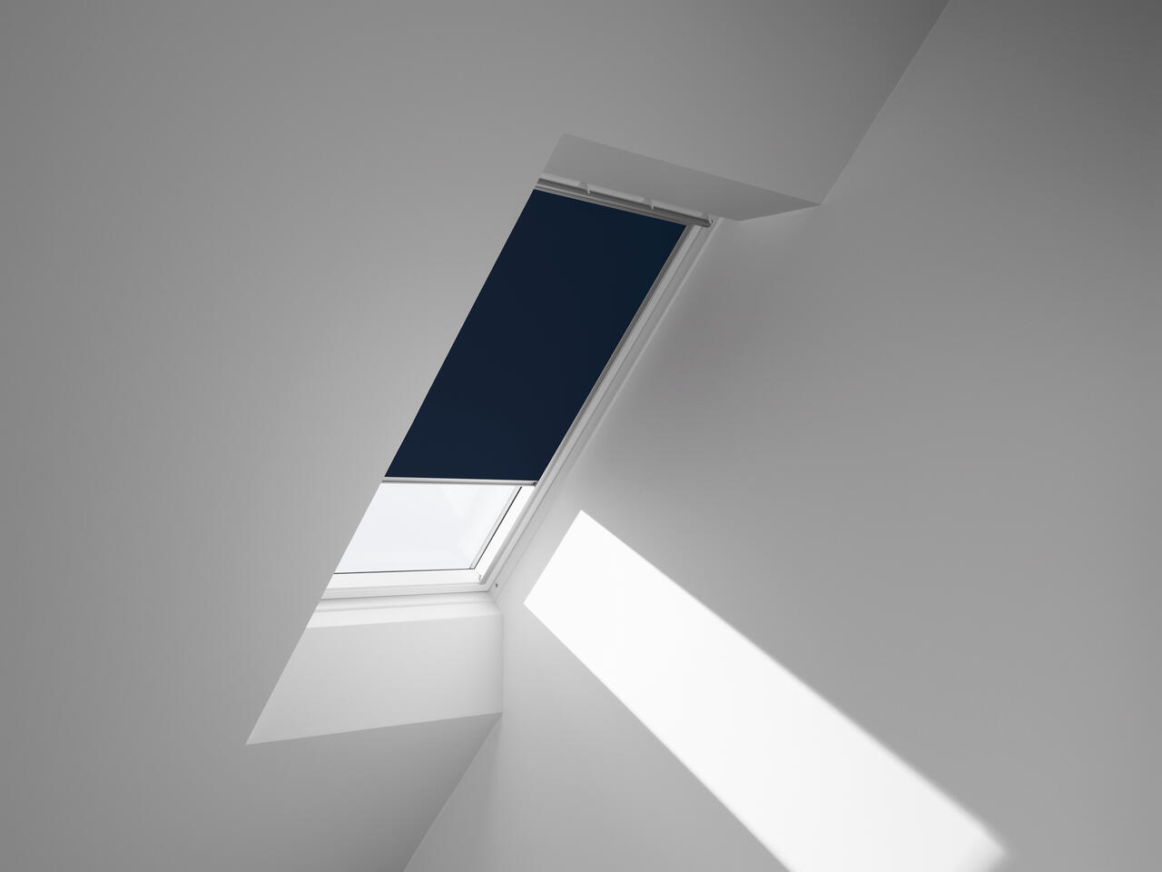 Store fenêtre de toit VELUX occultant bleu DKL CK02 1100S, cadre gris - 3