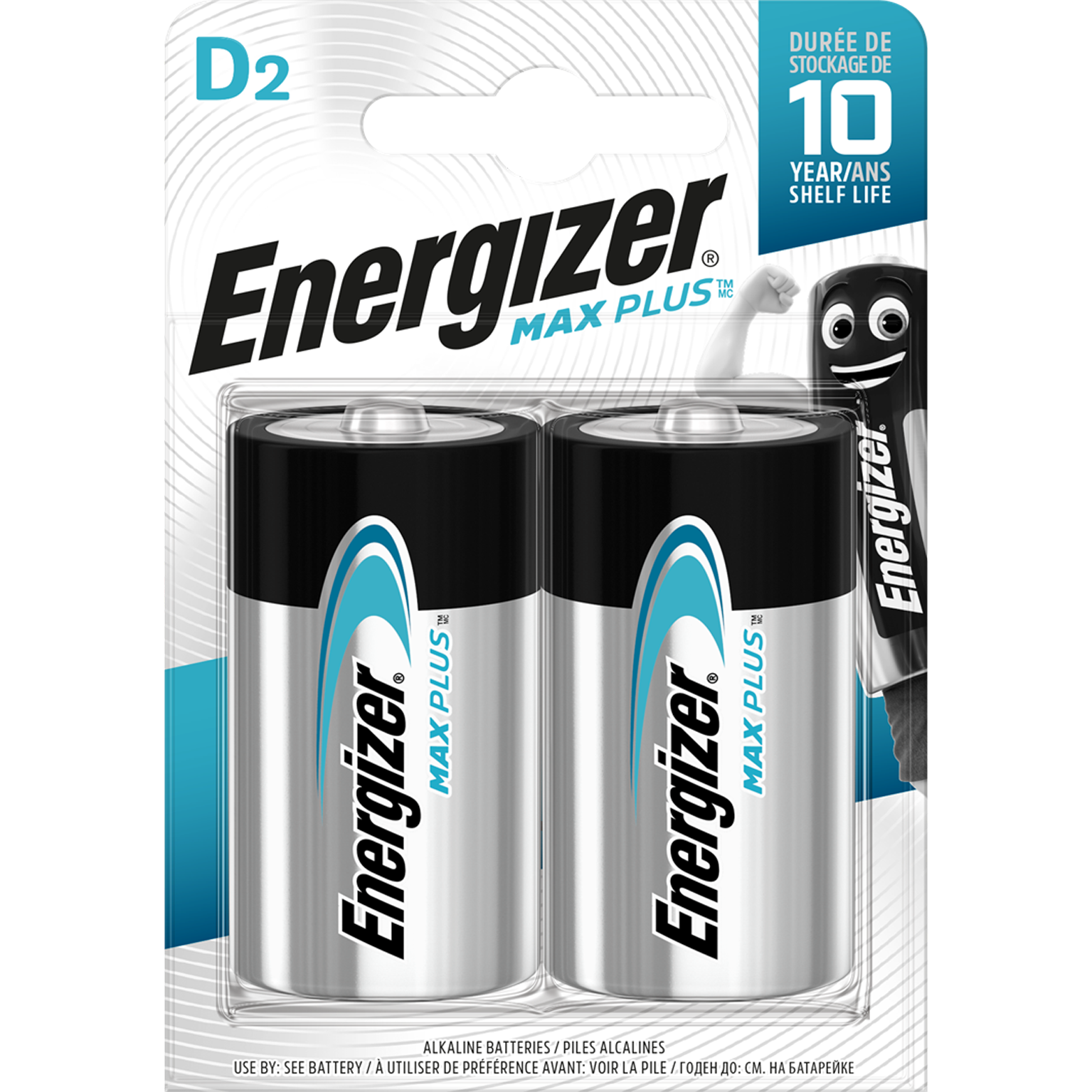 Pila LR20 D ENERGIZER Max Plus 2 batterie - 5
