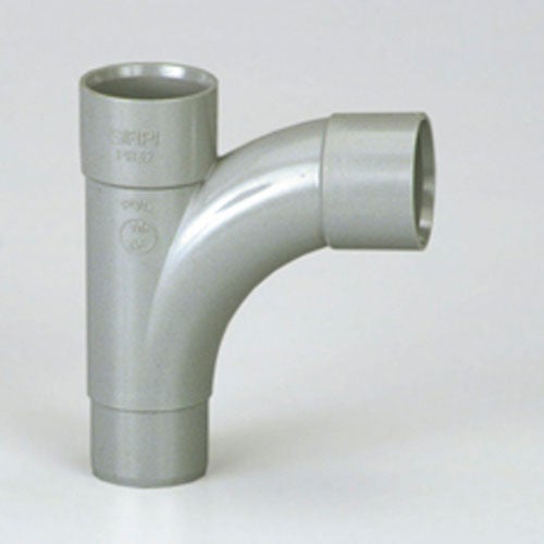 Té Pied-de-biche PVC 87°30 à coller, femelle / mâle, D.32 - 3