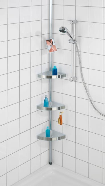Etagère de douche PALATINO Inox brillant - ALLIBERT - le Club Etagère de douche PALATINO Inox brillant - ALLIBERT - le Club