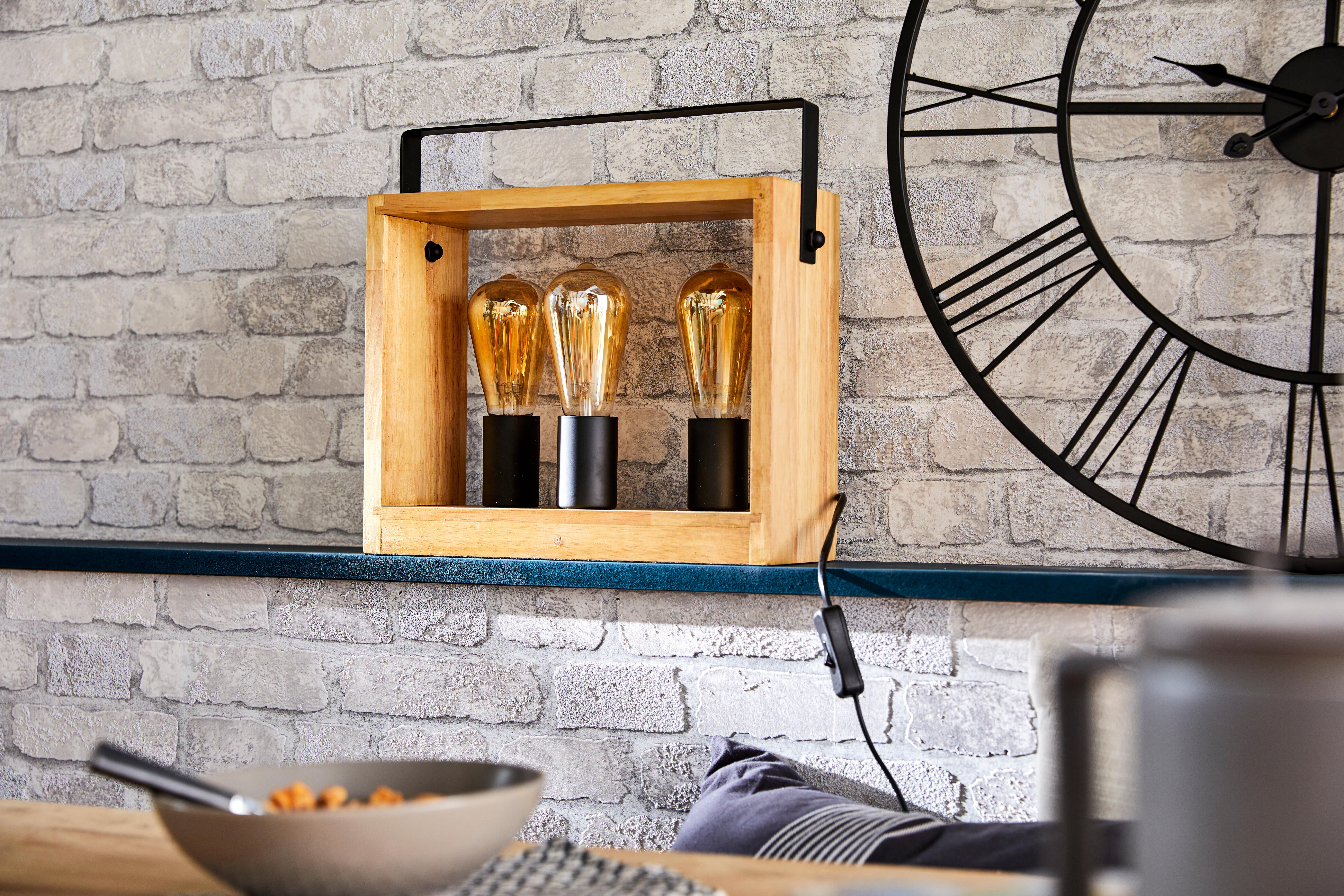 Papier peint intissé Brique 3d gris clair - 10