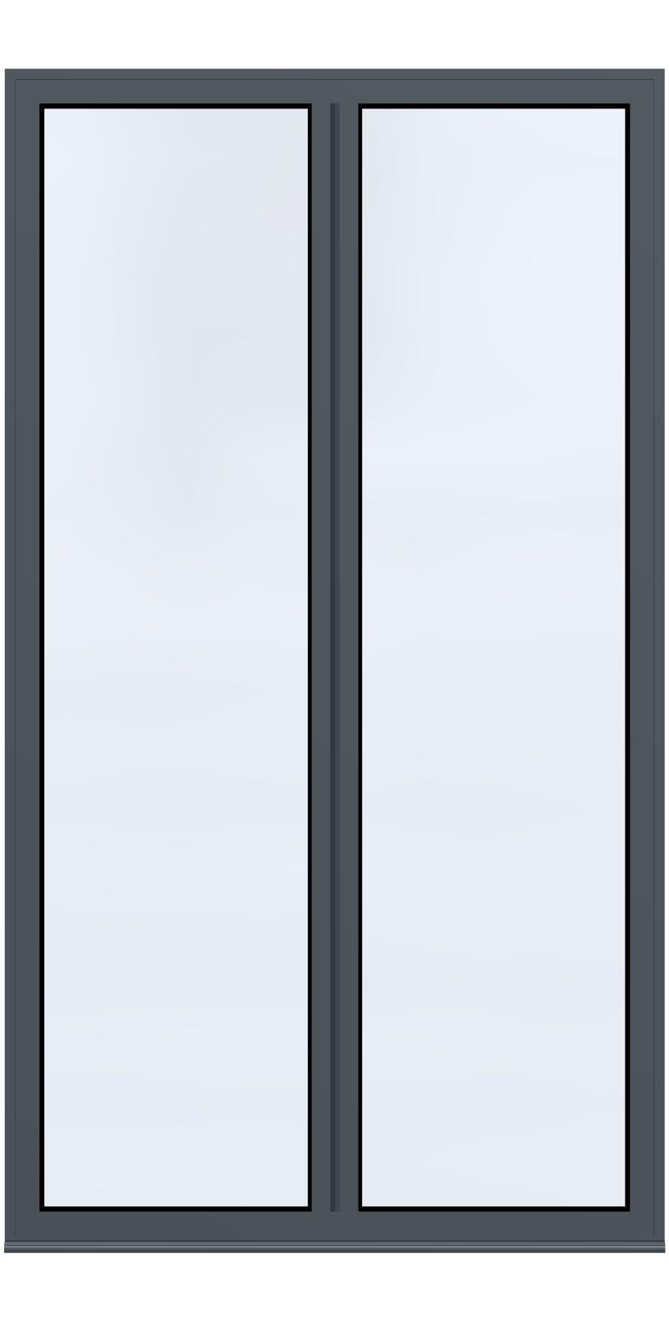 Porte-fenêtre aluminium sur mesure Milan - 4