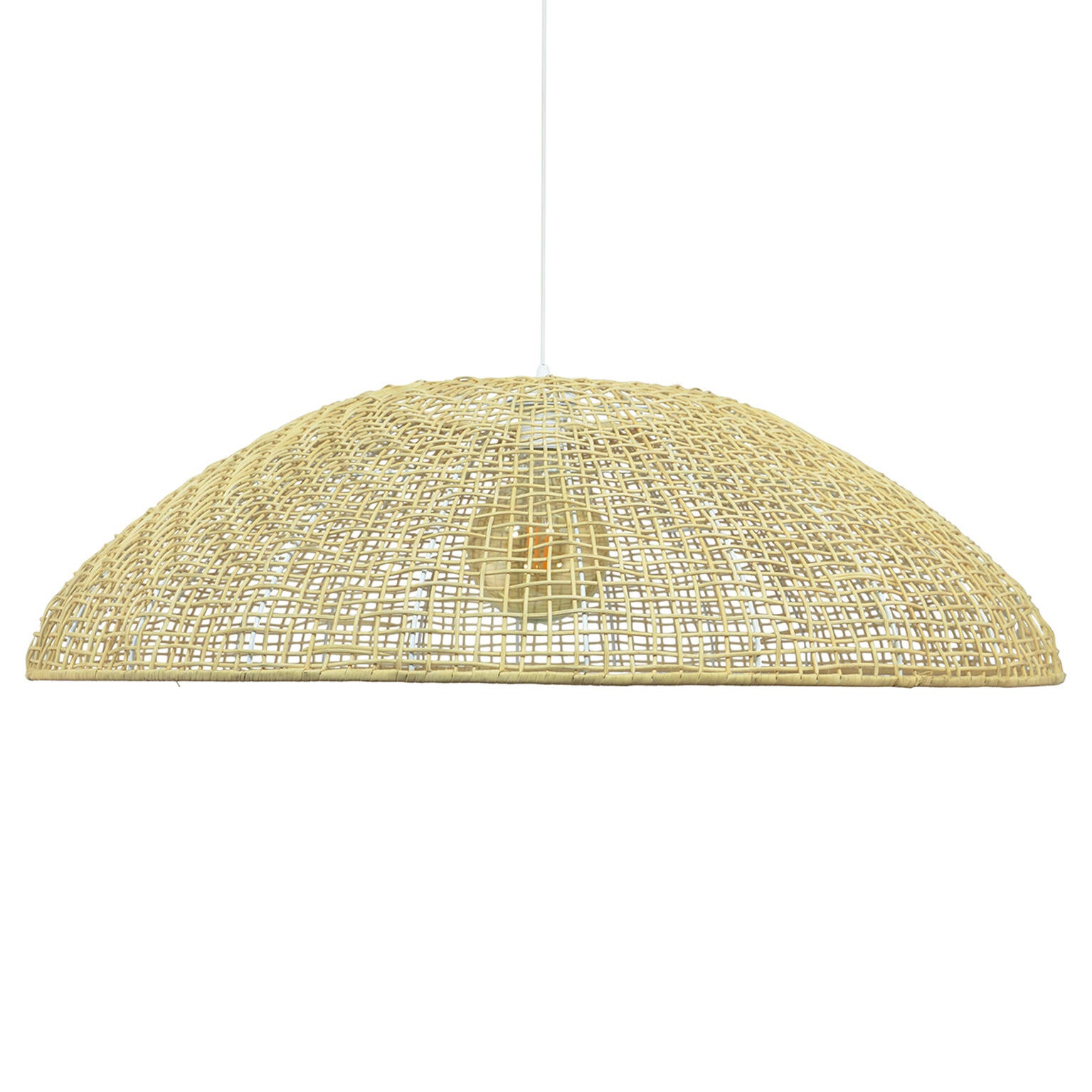 Suspension Natipe rotin, beige, Diam.85 cm, E27 - 3