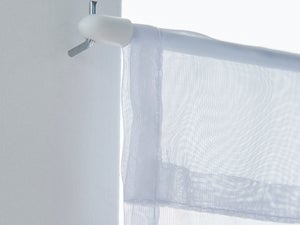 Bacchette e bastoni per tende a vetro (anche senza bucare)