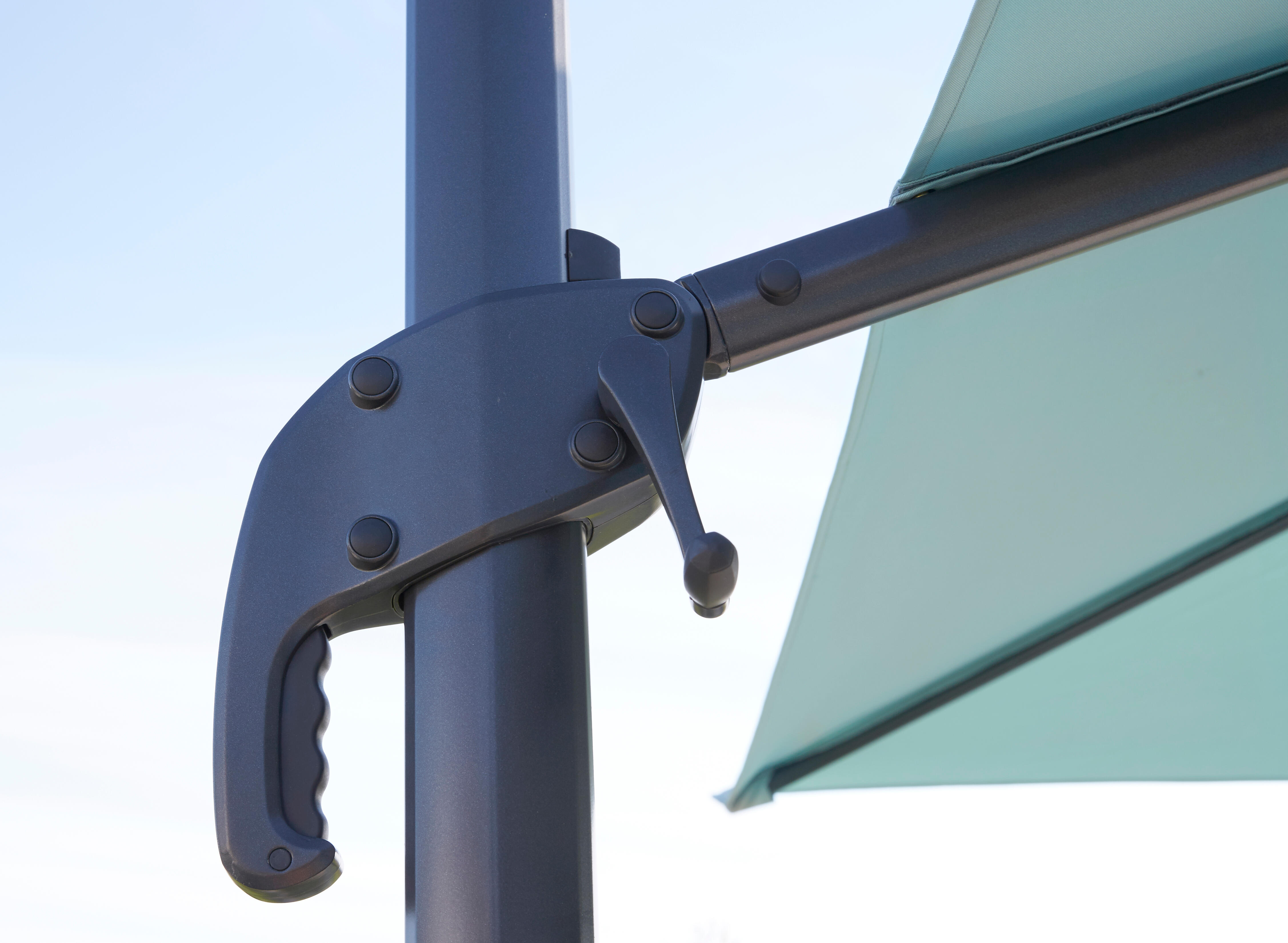 Chapéu de sol NATERIAL AURA AZUL 290X290CM - 16