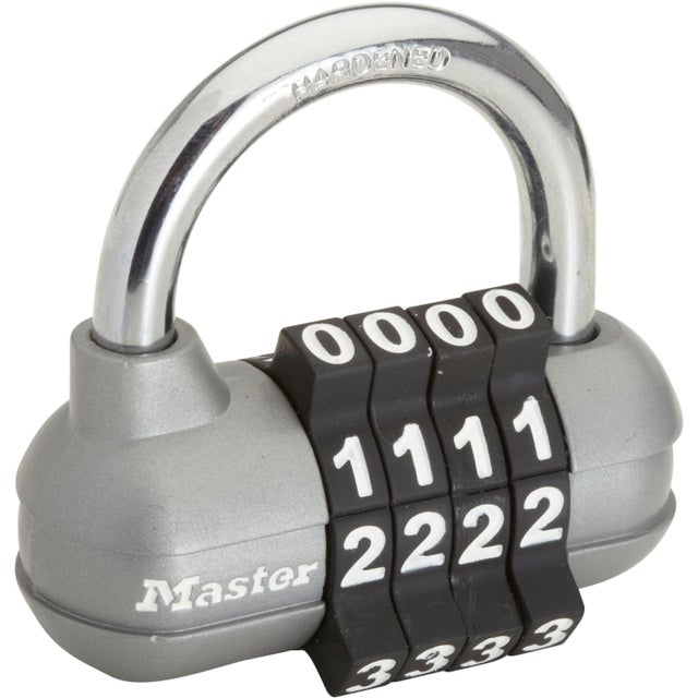 Cadenas à code MASTER LOCK zinc, l.59 mm