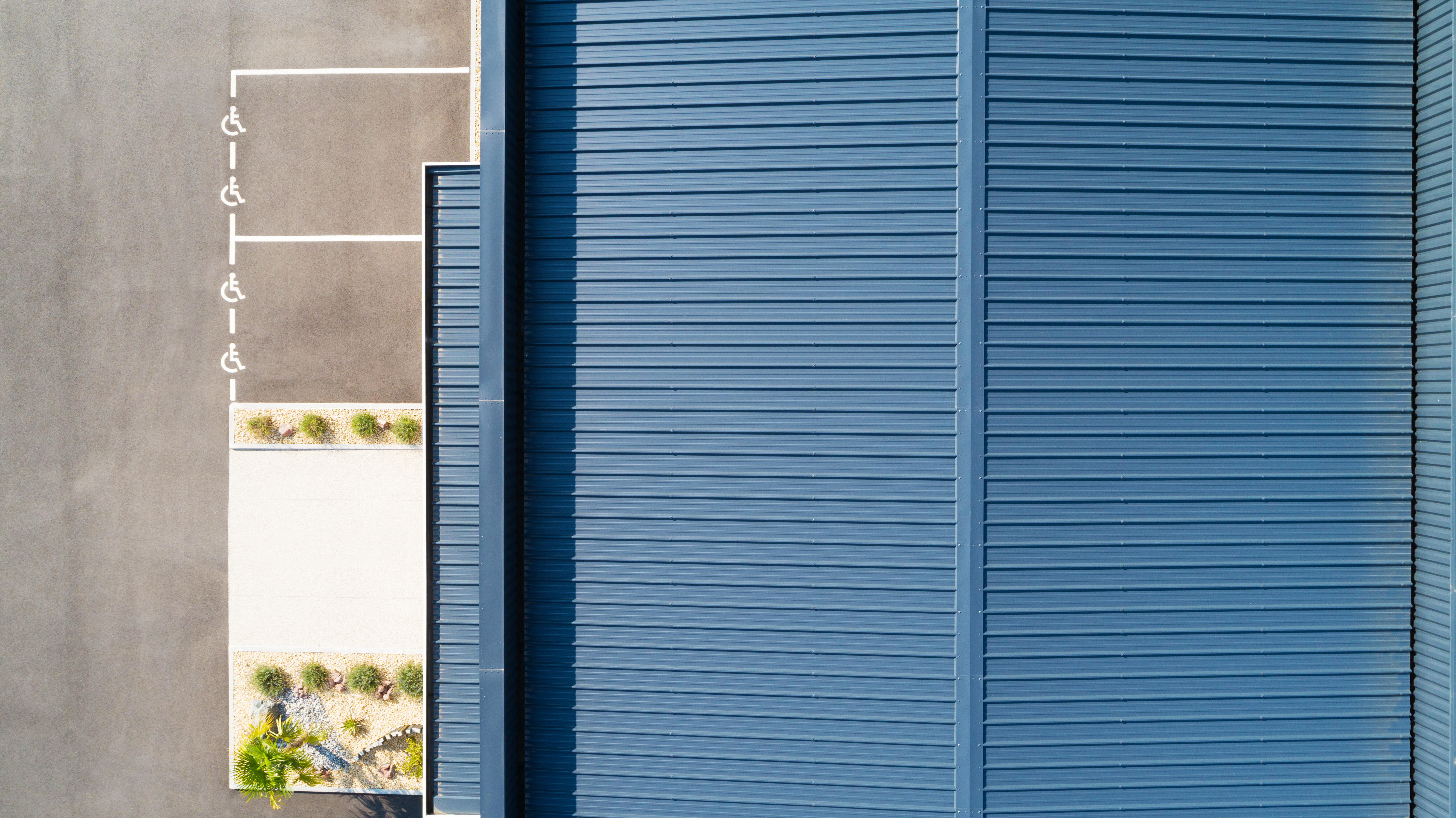 Tôle bac acier nervuré bleu anti-condensation, l.1.05 x L.3 m, H.45 mm, Ep.0.63  - 9