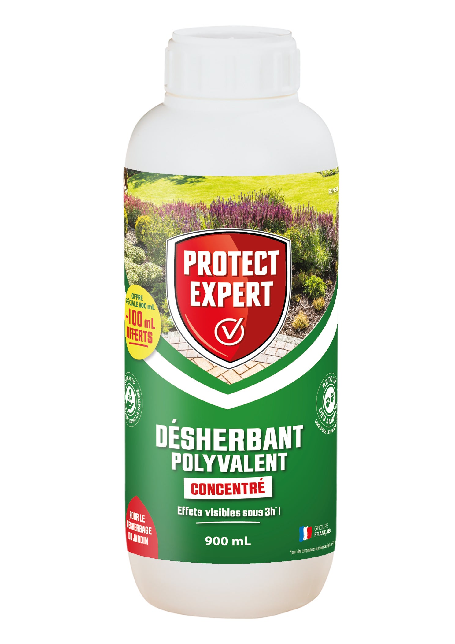 Desherbant Puissant Désherbant Polyvalent Prêt à L'emploi Protect Expert 750ml Roundup Desherbant