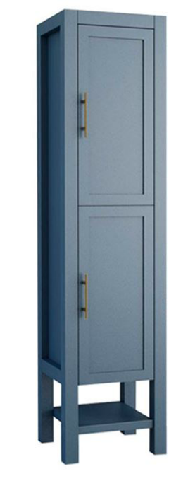 Colonne l.40 x H.165.3 x P.38.6 cm bleu or Kende