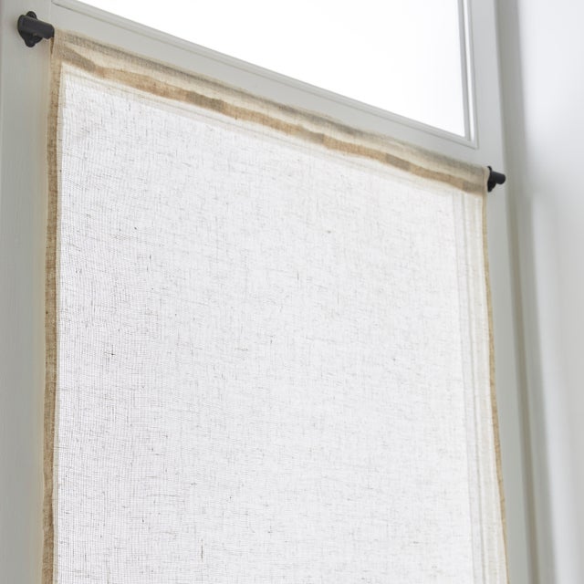 Vitrage tamisant, Rio, beige H.160 x l.80 cm