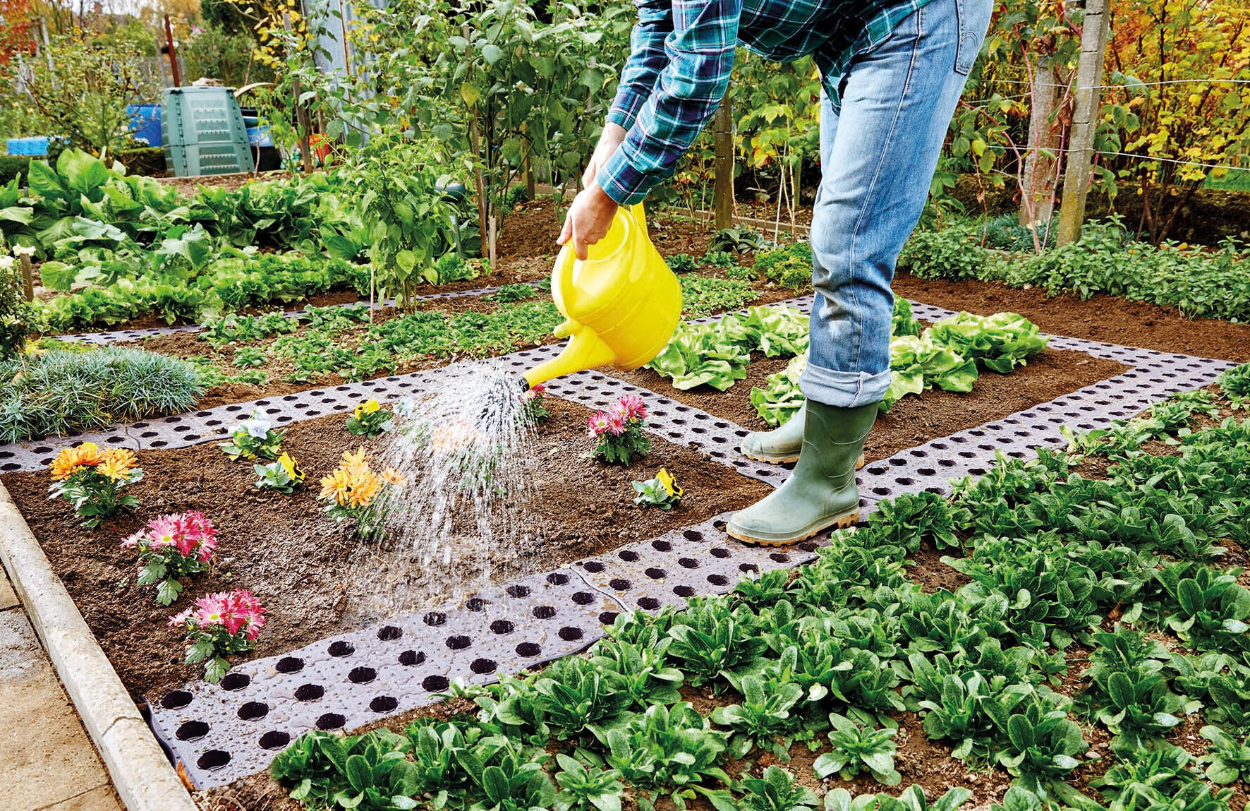 Set de 4 Dalles de potager maxi - 3