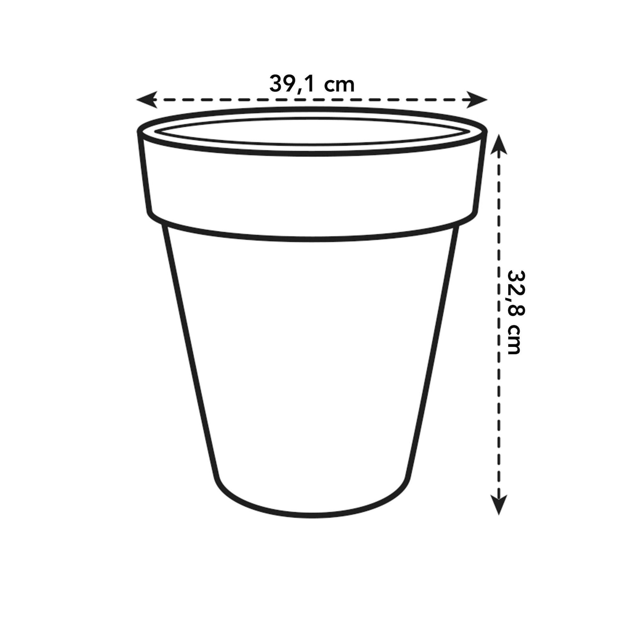 Vaso Green Basics ELHO in polipropilene tortora H 33 x ø 40 cm - 4