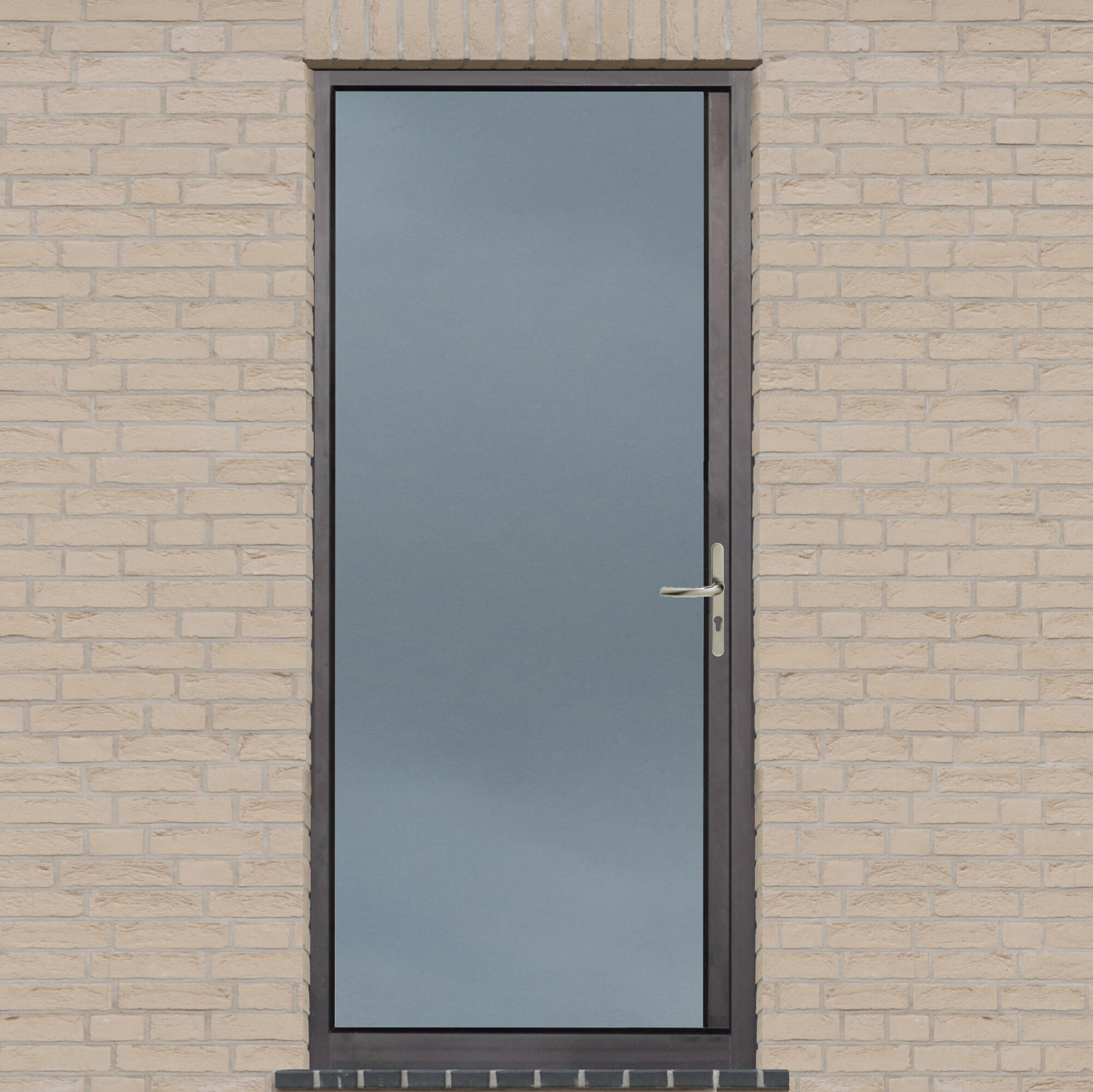 Porte-fenêtre alu Essentiel H.205xl.80cm 1 vantail tirant droit gris anthracite - 5