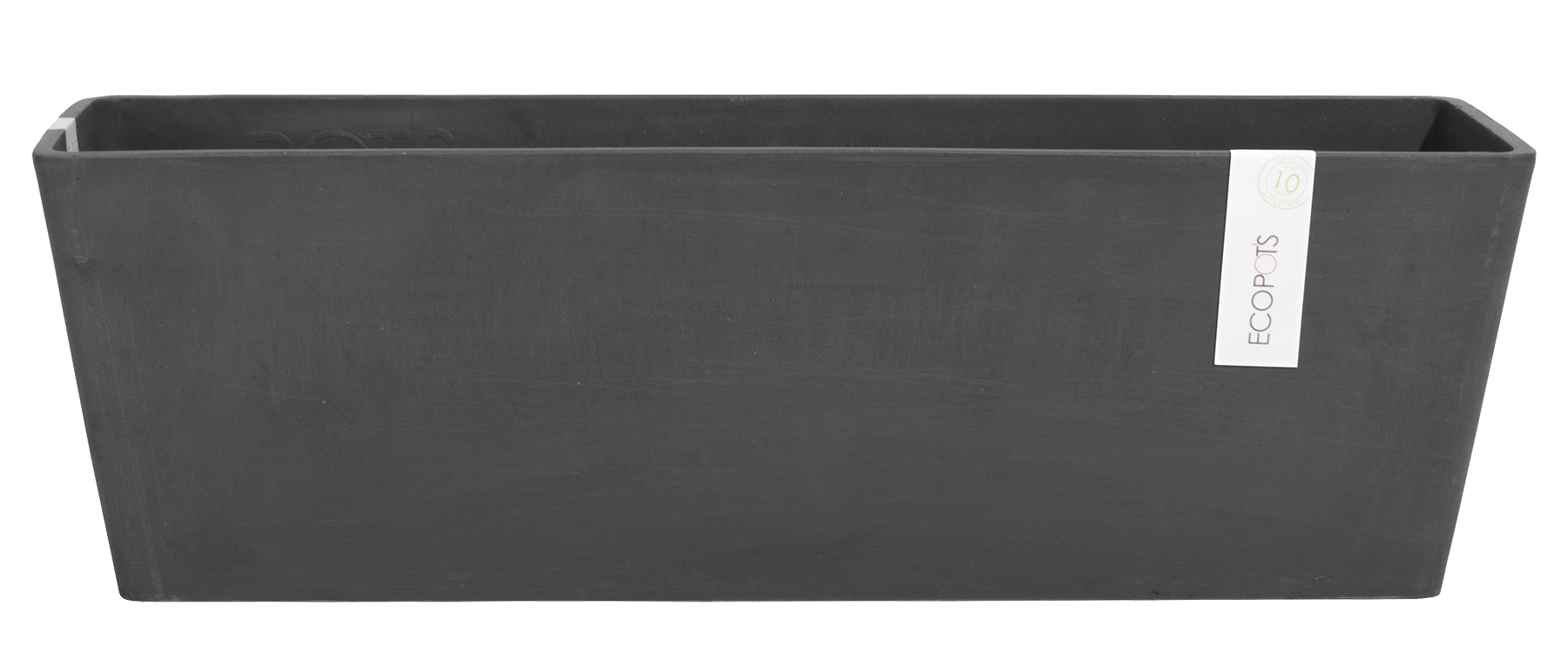 Fioriera Bruges ECOPOT'S in polipropilene antracite H 17 x L 55 x P 17 cm - 4