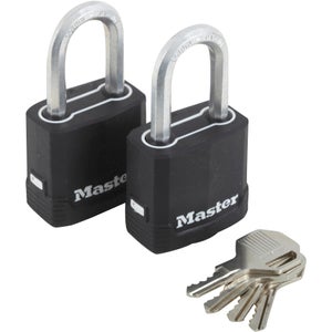 Cadenas Acier Inoxydable Manille Longue à Clé - Sécurité Renforcée, Neuf